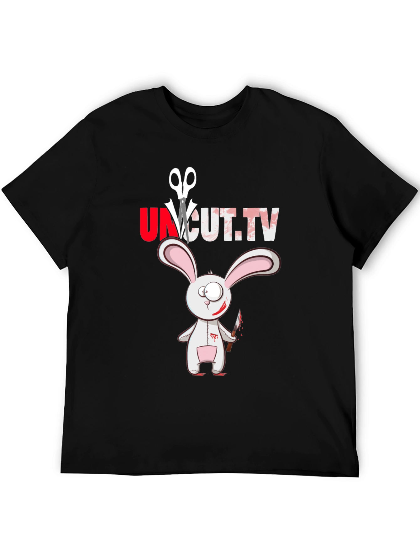Uncut.tv Scary Rabbit T-Shirt