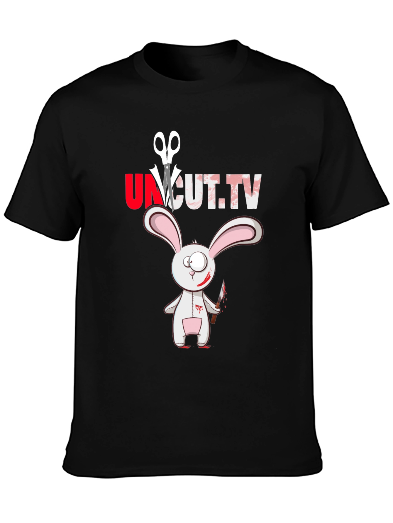 Uncut.tv Scary Rabbit T-Shirt