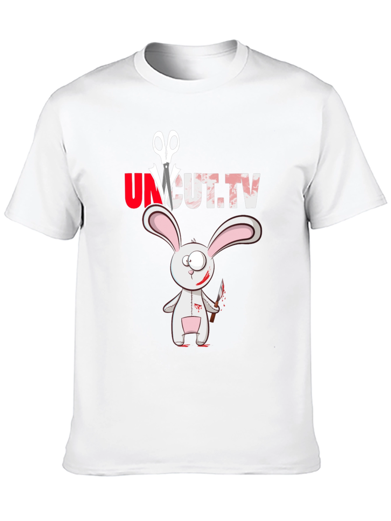 Uncut.tv Scary Rabbit T-Shirt