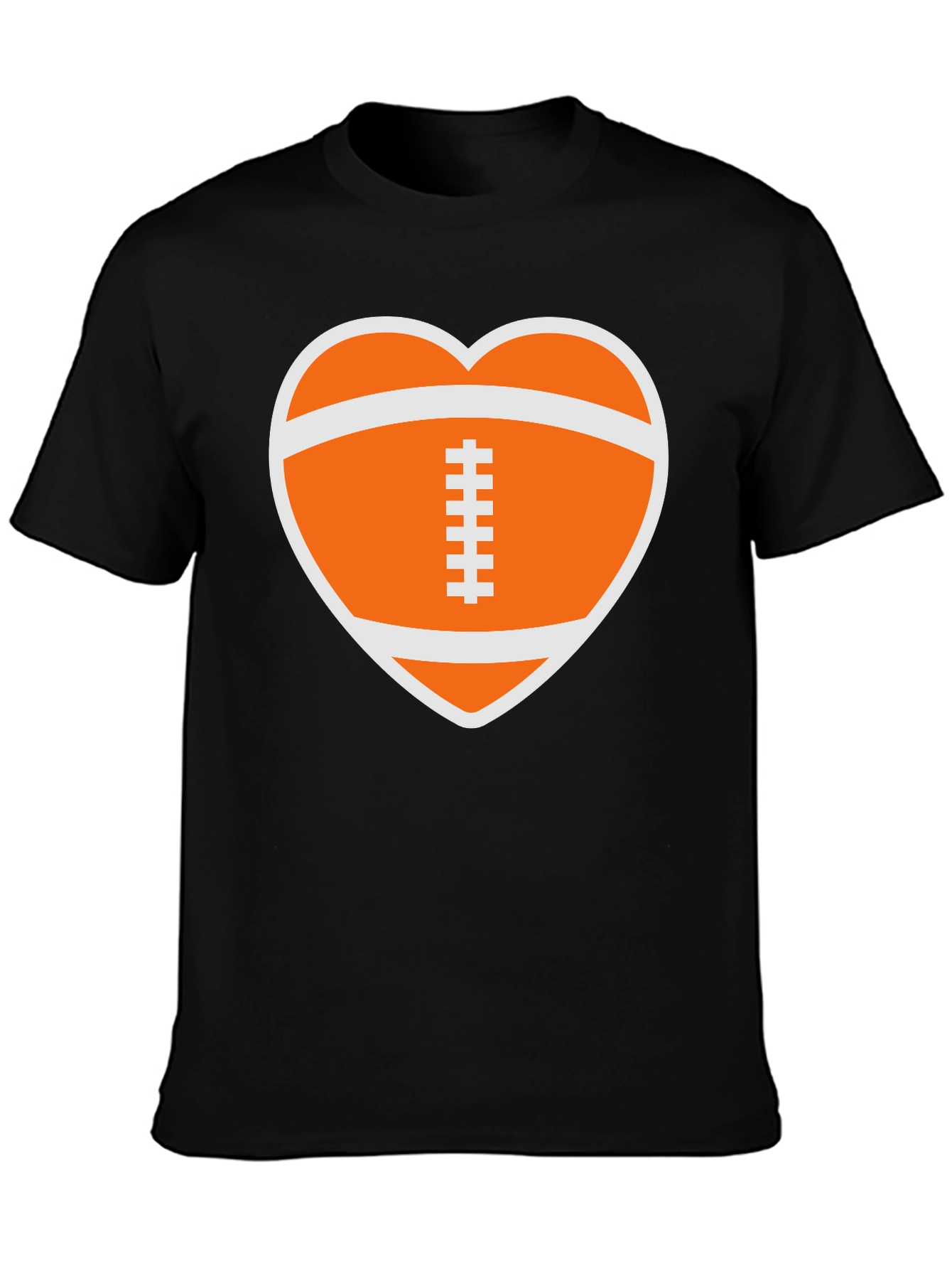 Football Heart Graphic Tee