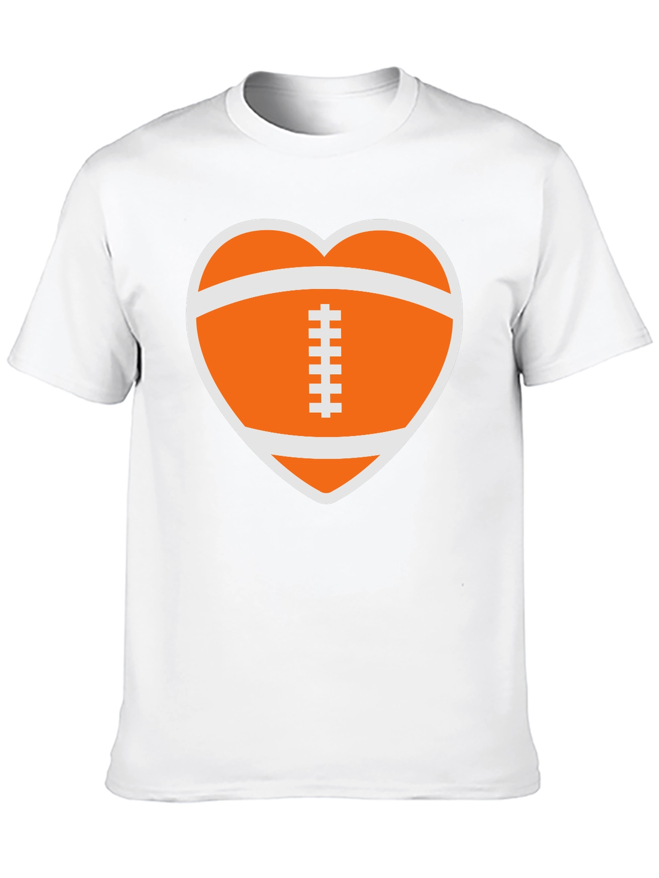 Football Heart Graphic Tee