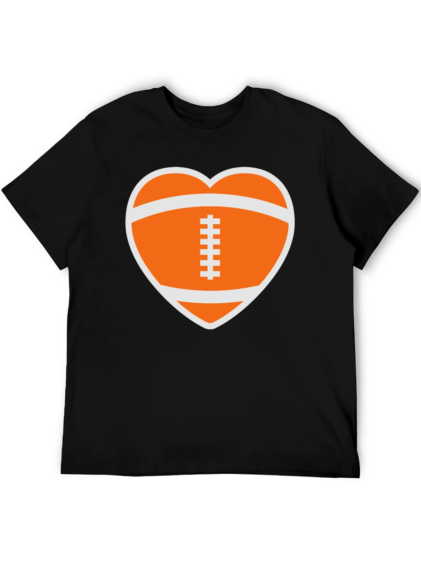Football Heart Graphic Tee