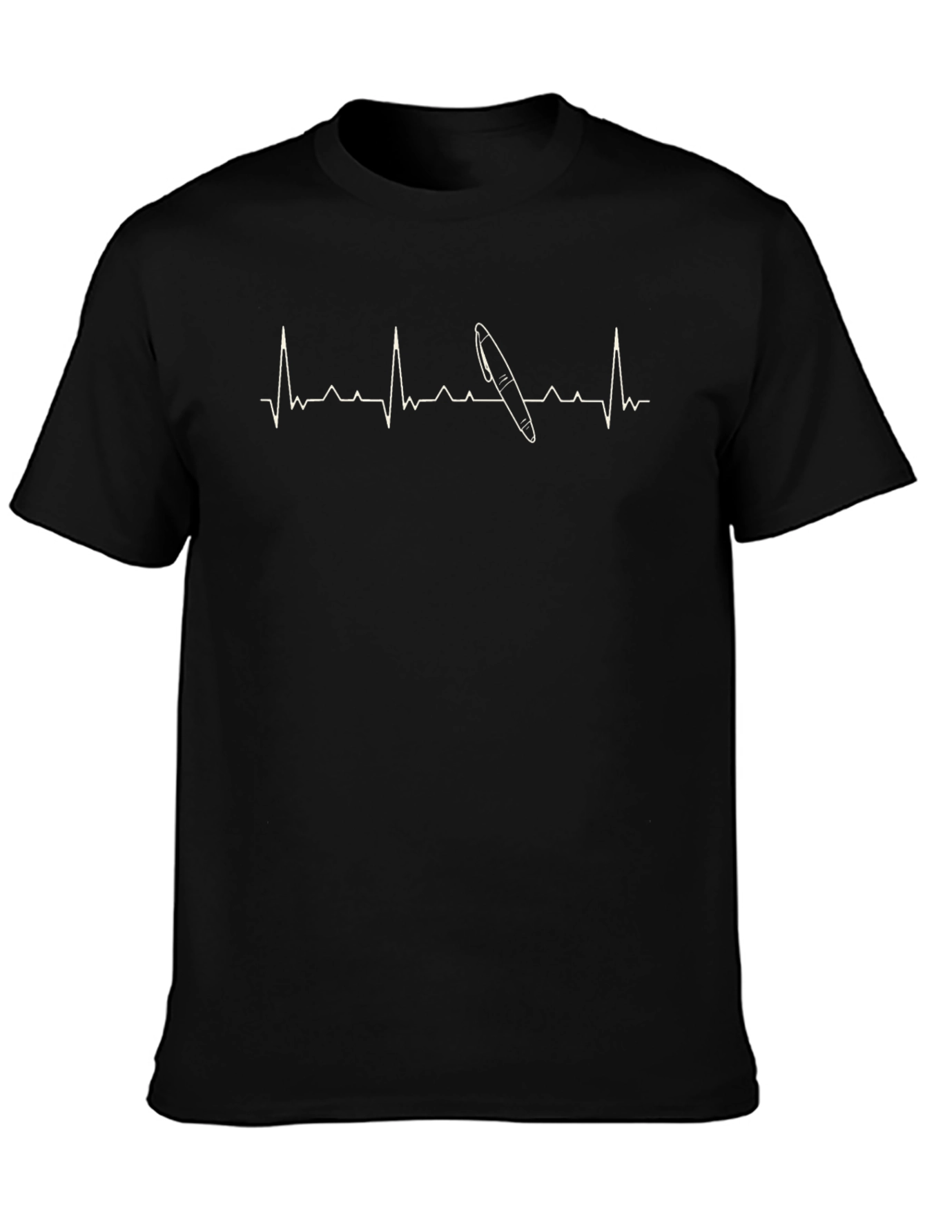 Writers Pulse Black T-Shirt