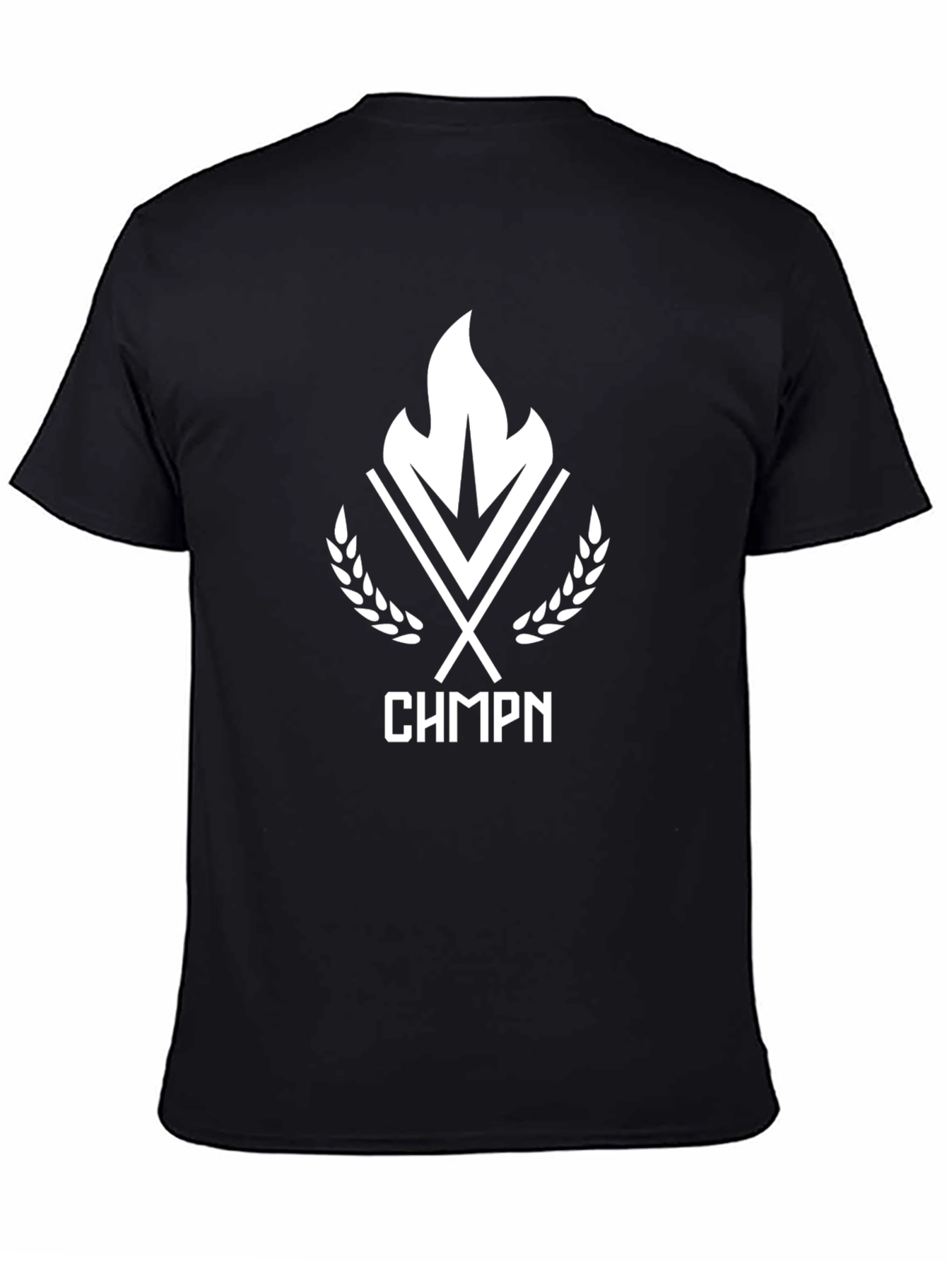 CHMPN Graphic Tee - Black Cotton
