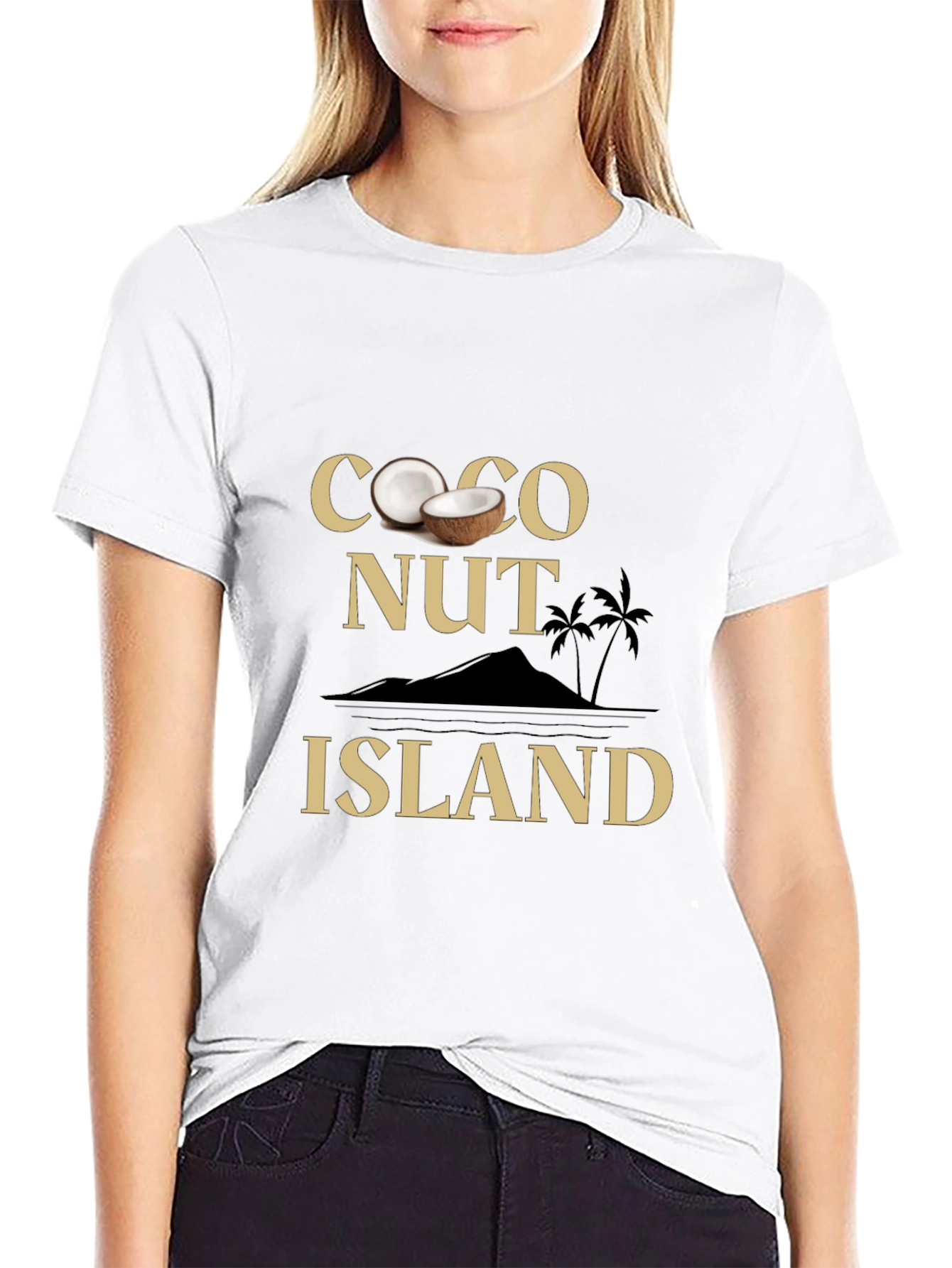 Coconut Island Graphic T-Shirt