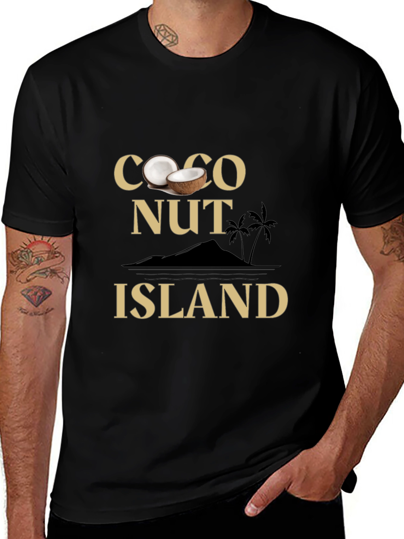 Coconut Island Graphic T-Shirt