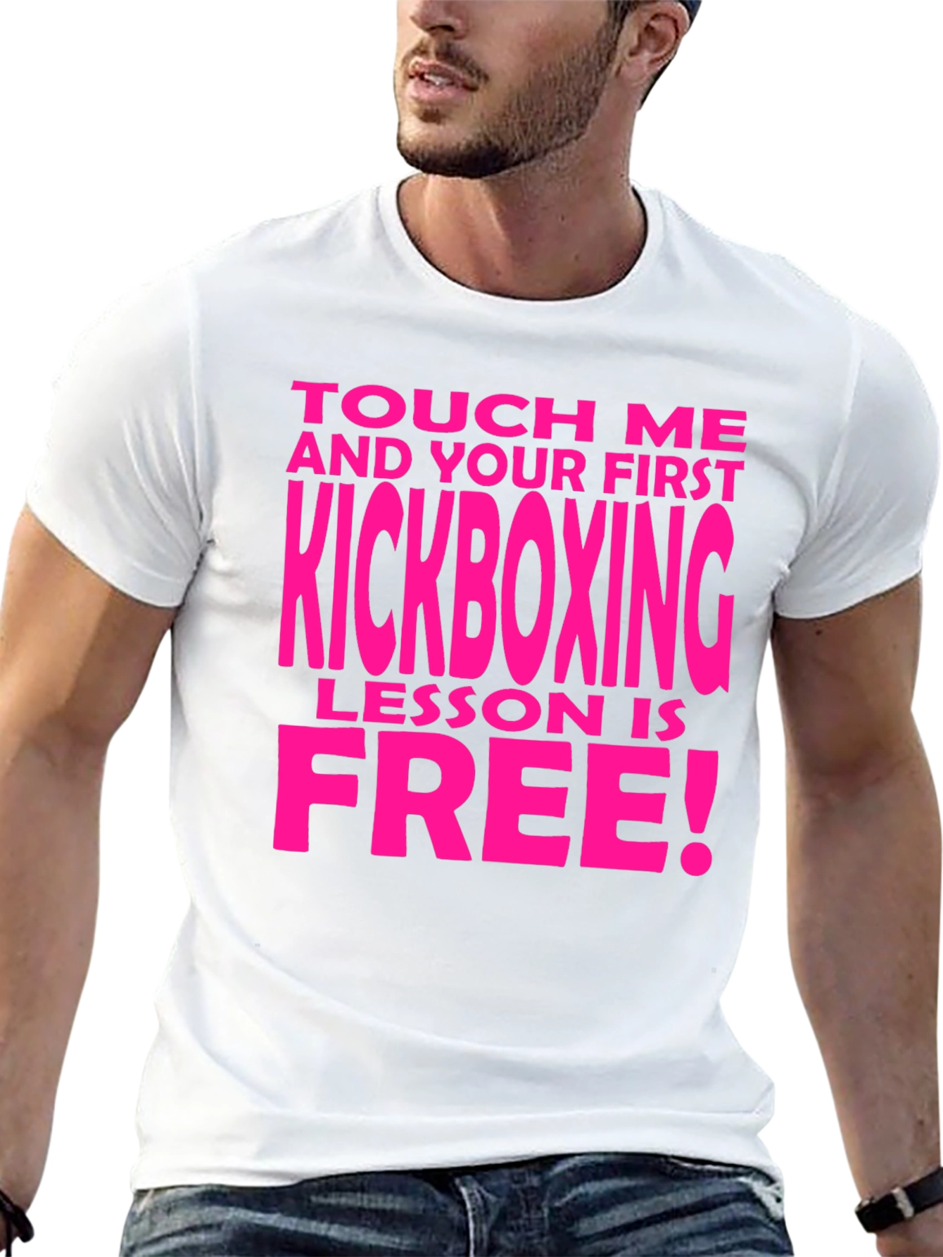 Kickboxing Lesson Tee - Touch Me If You Dare!