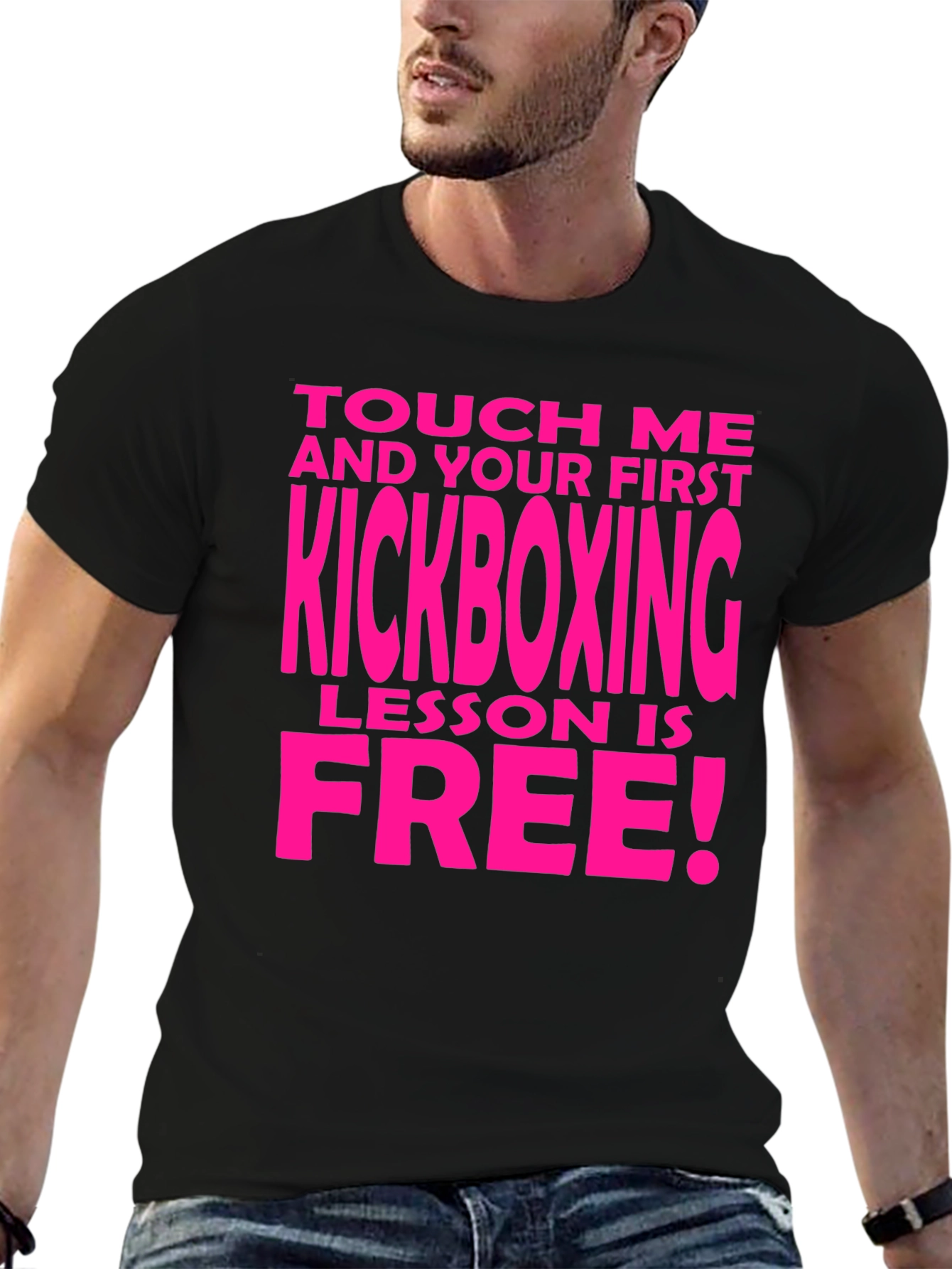 Kickboxing Lesson Tee - Touch Me If You Dare!