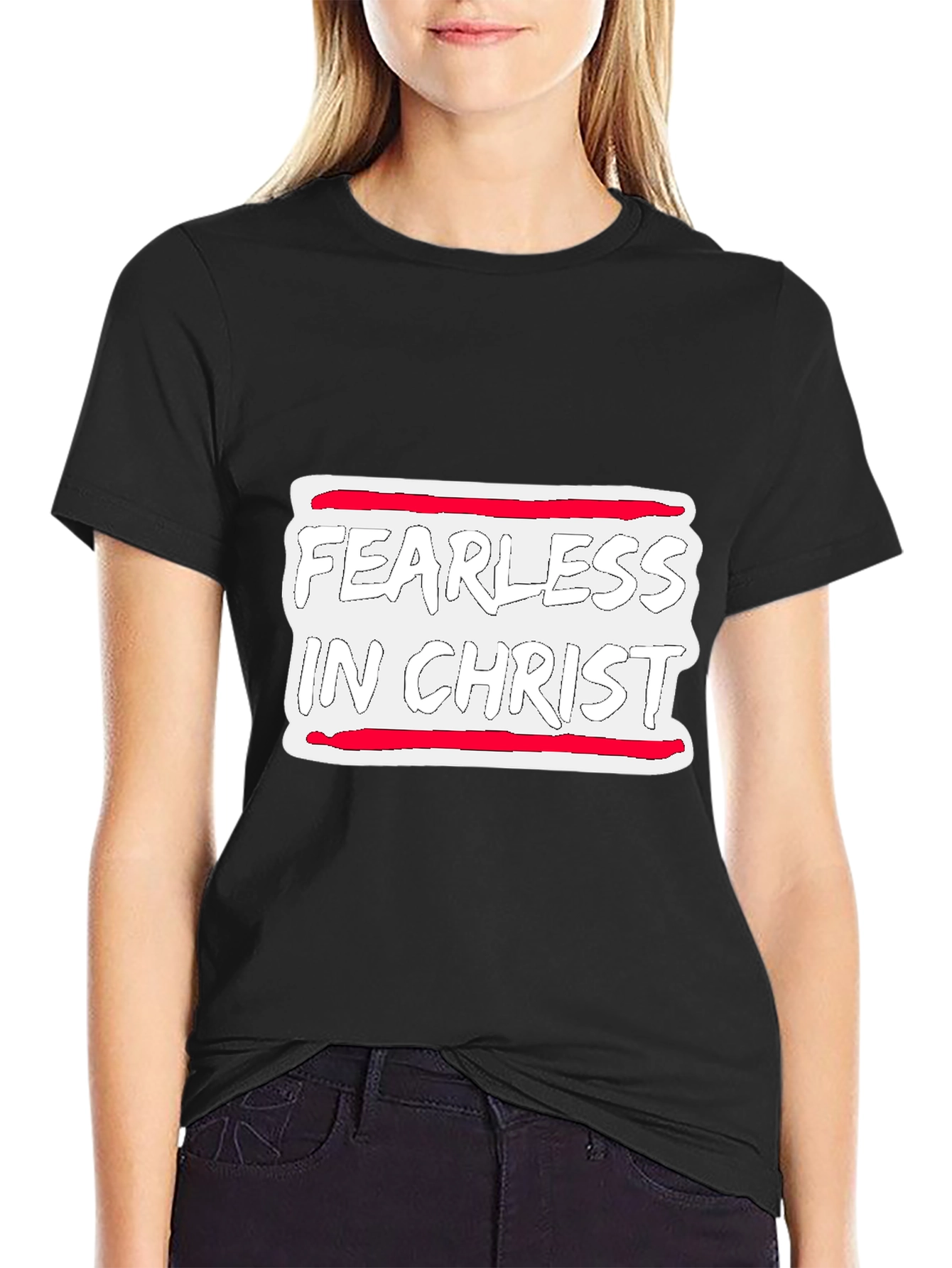 Fearless In Christ Graphic Tee - Christian Apparel