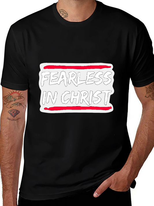 Fearless In Christ Graphic Tee - Christian Apparel