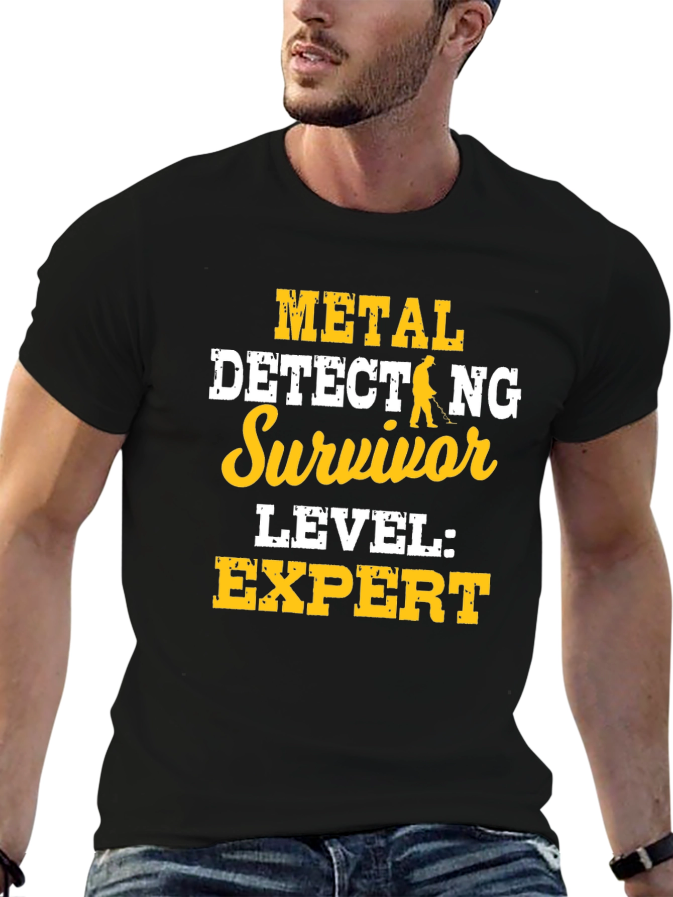 Metal Detecting Survivor Expert Level T-Shirt