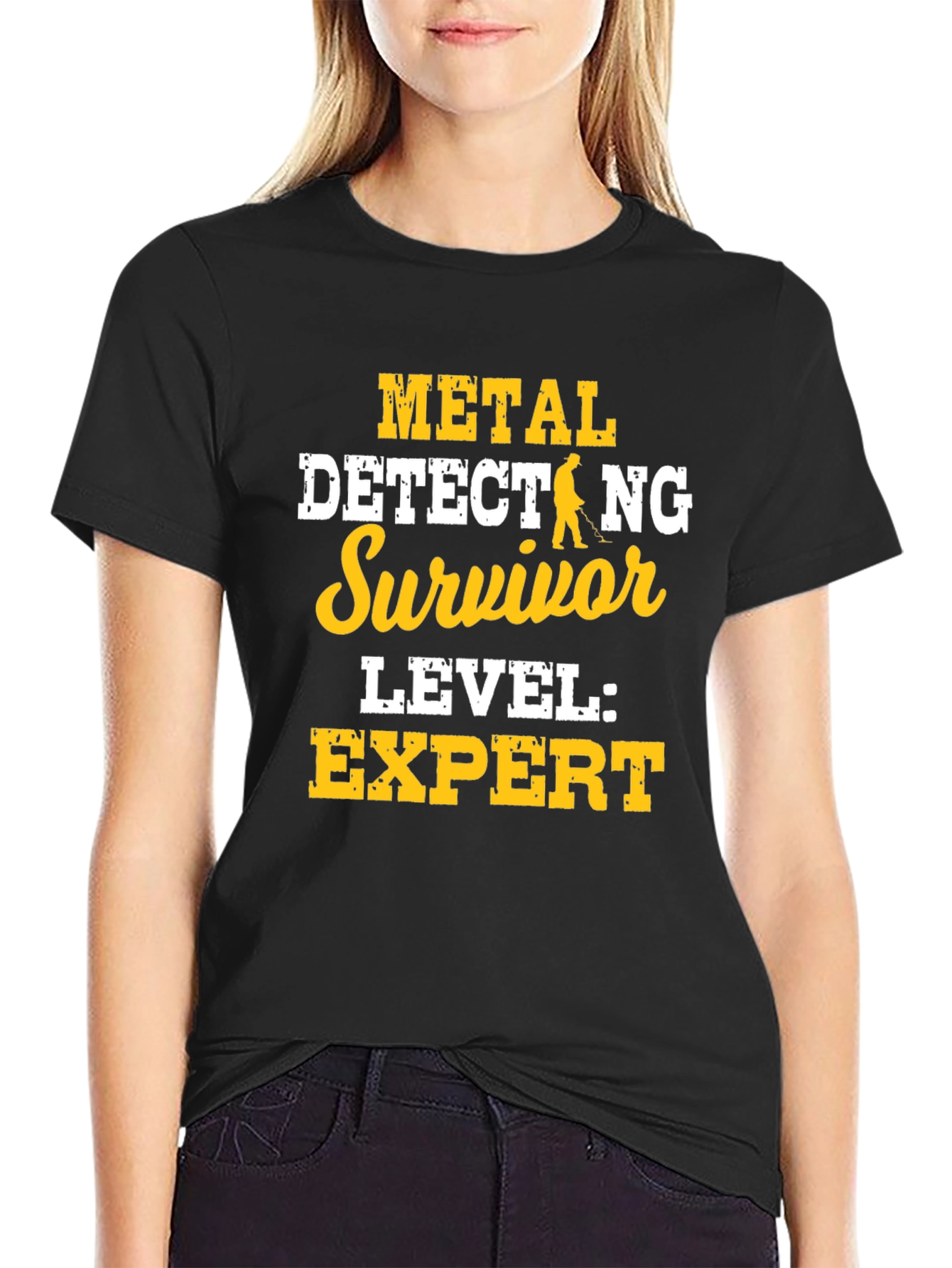 Metal Detecting Survivor Expert Level T-Shirt