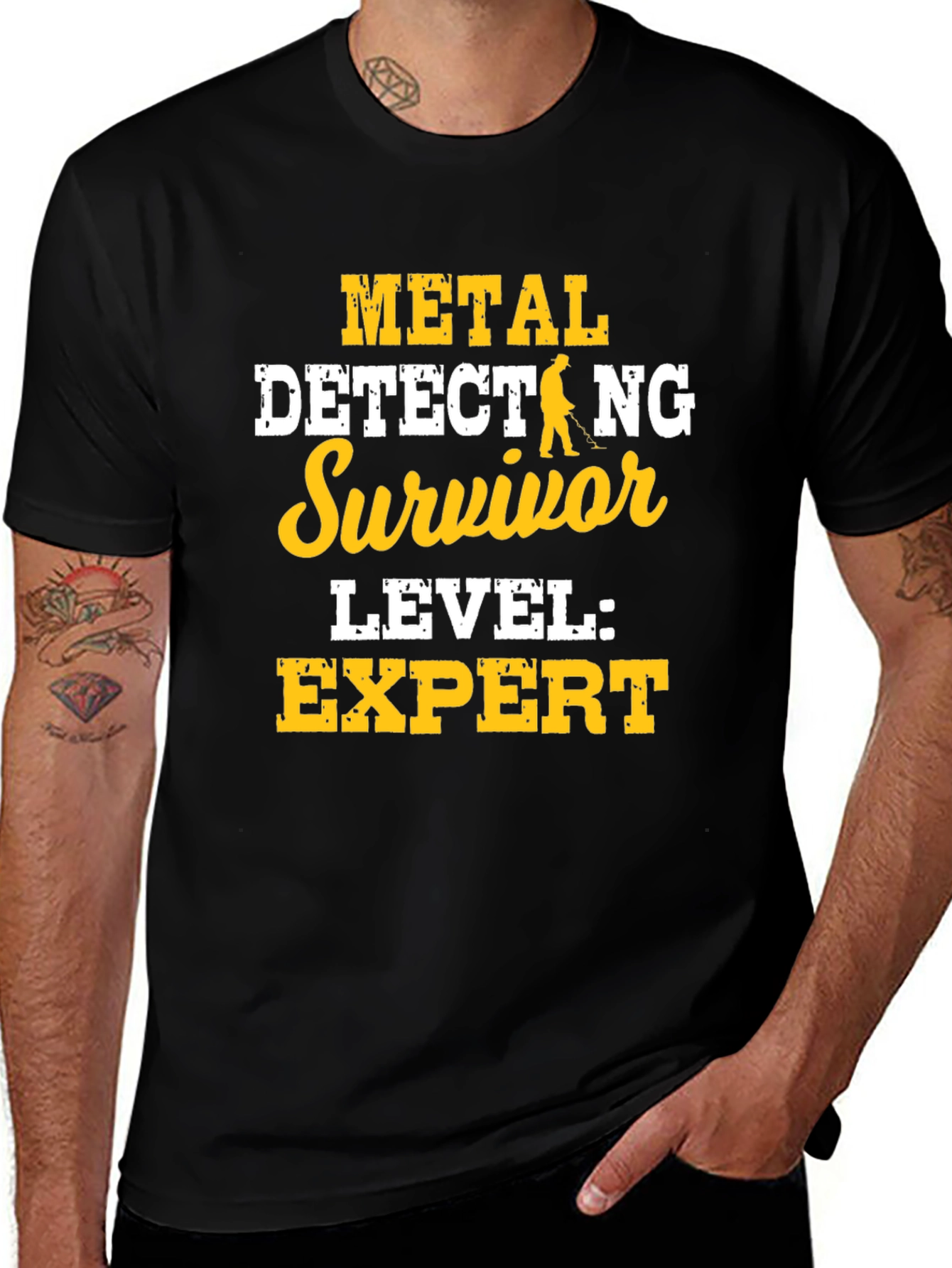Metal Detecting Survivor Expert Level T-Shirt
