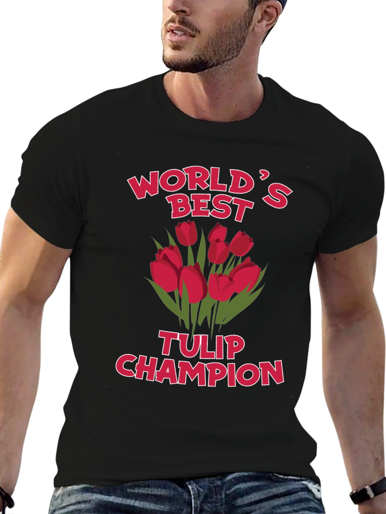 Worlds Best Tulip Champion T-Shirt