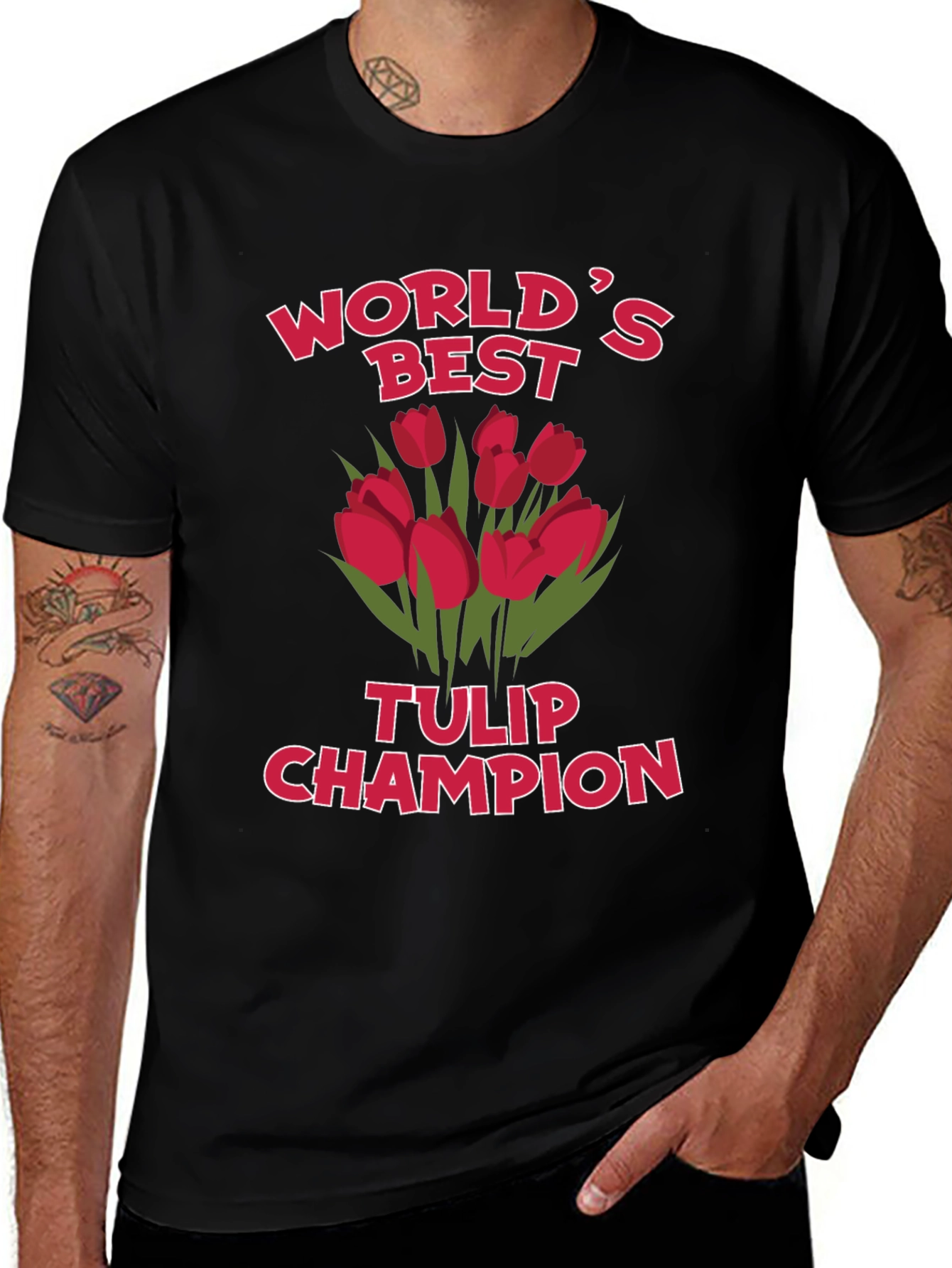 Worlds Best Tulip Champion T-Shirt