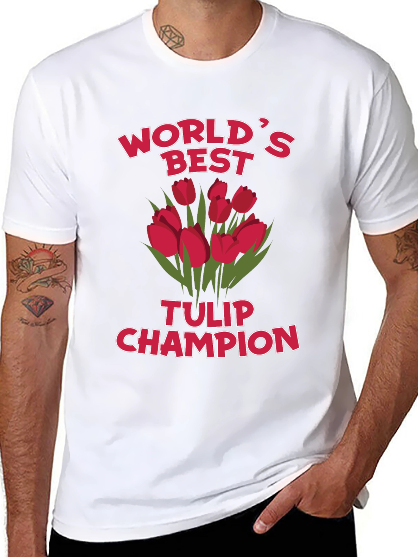 Worlds Best Tulip Champion T-Shirt