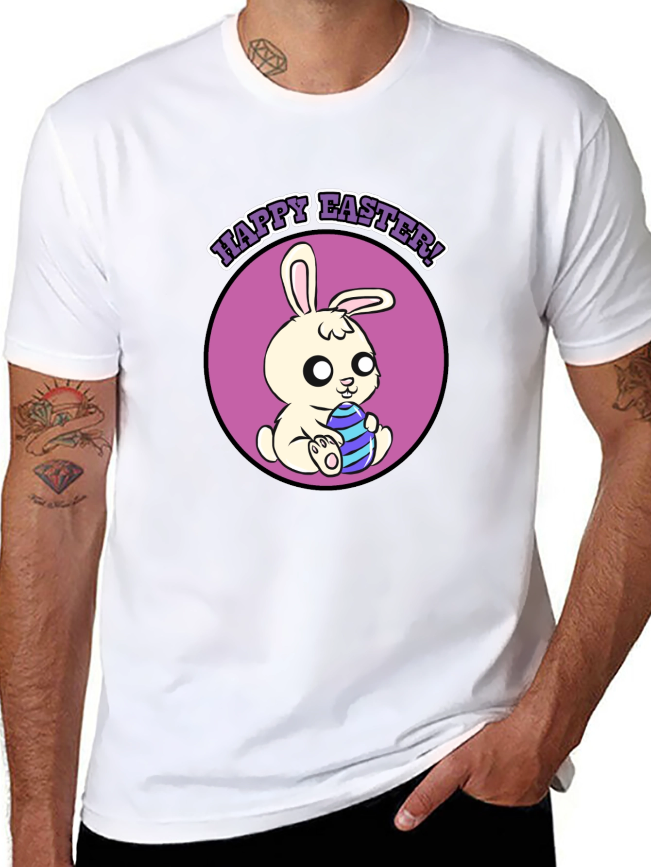 Happy Easter Bunny T-Shirt - Cute Holiday Apparel