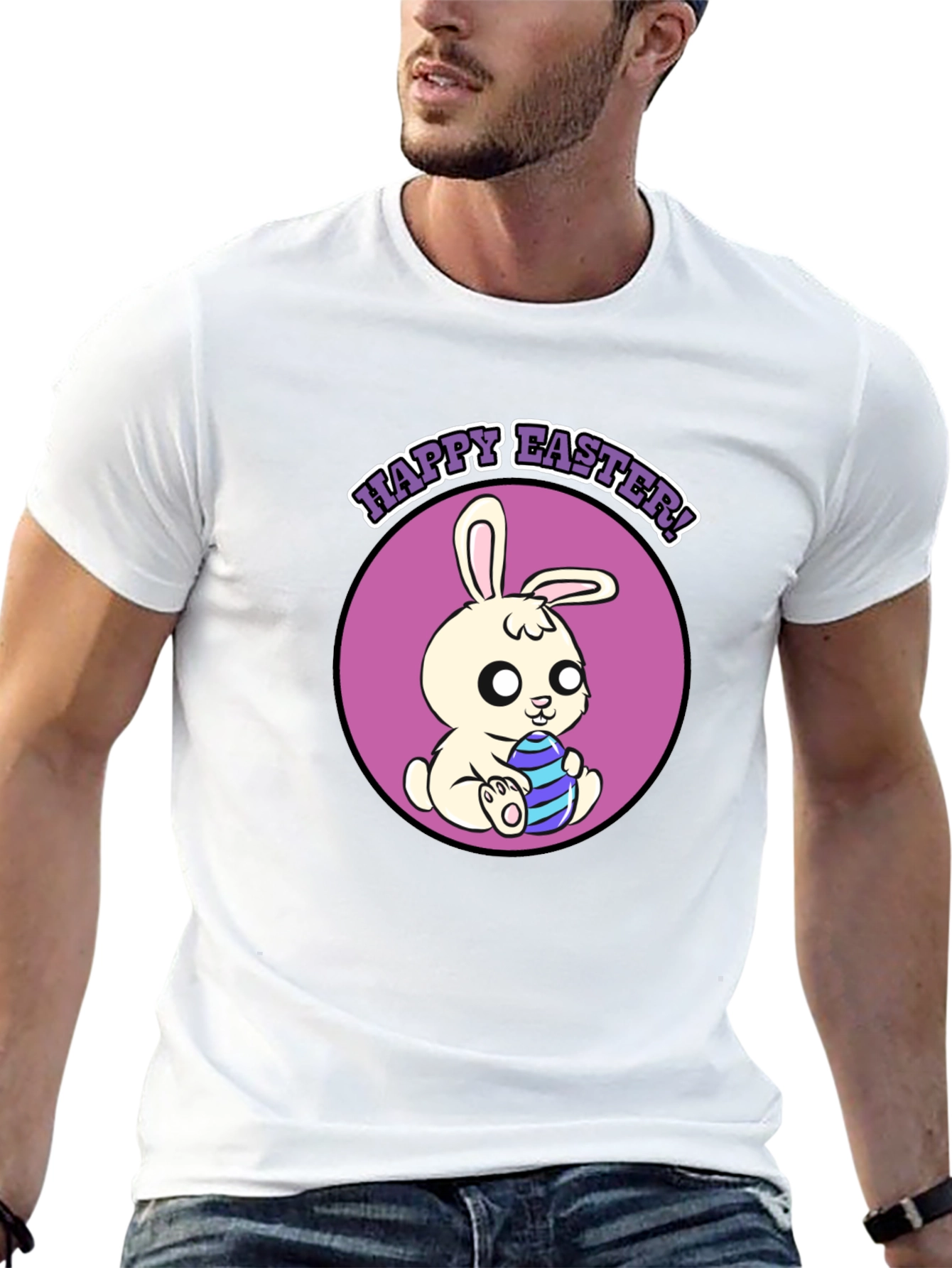 Happy Easter Bunny T-Shirt - Cute Holiday Apparel