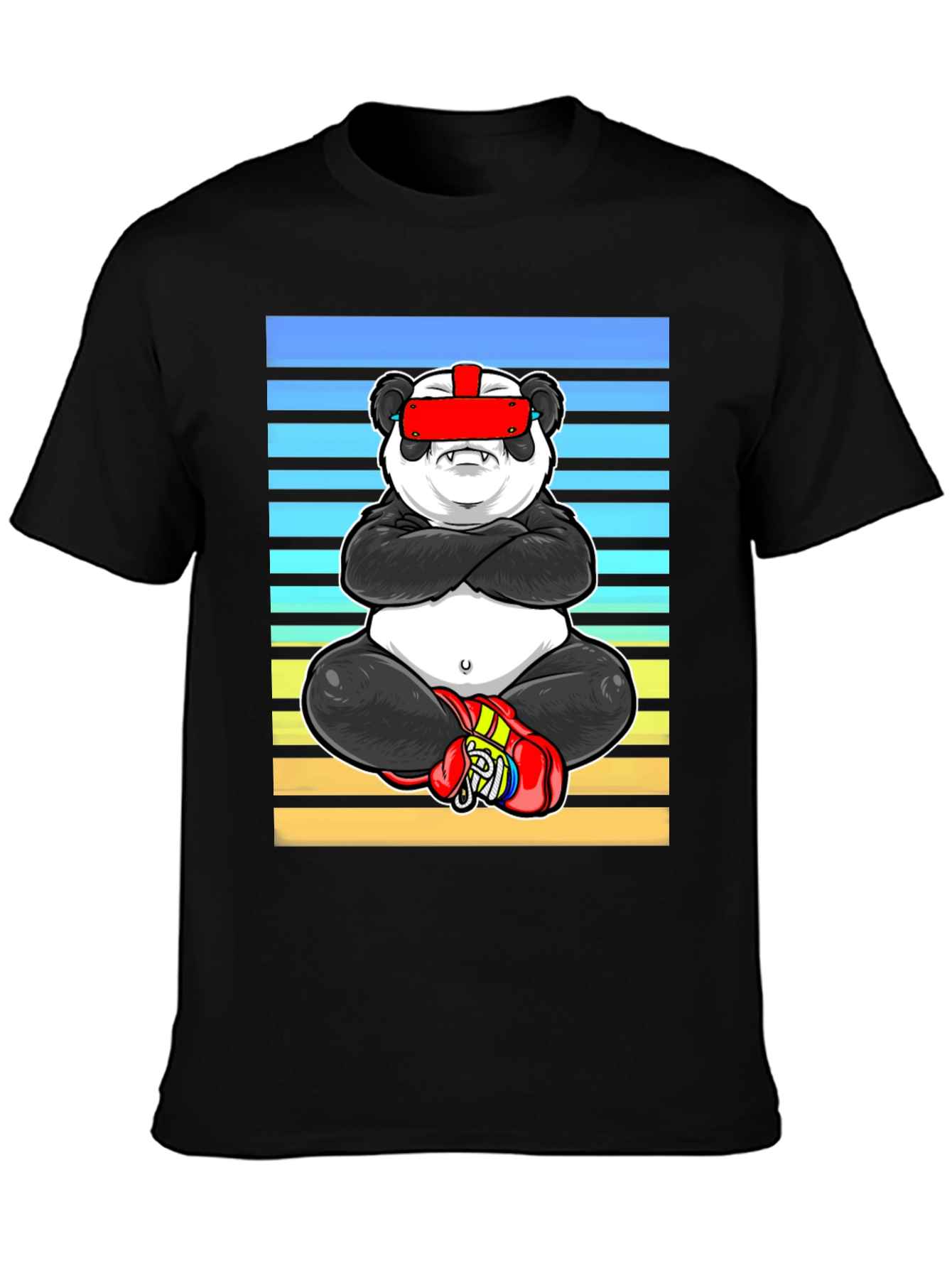 Cool Panda VR Boxing T-Shirt