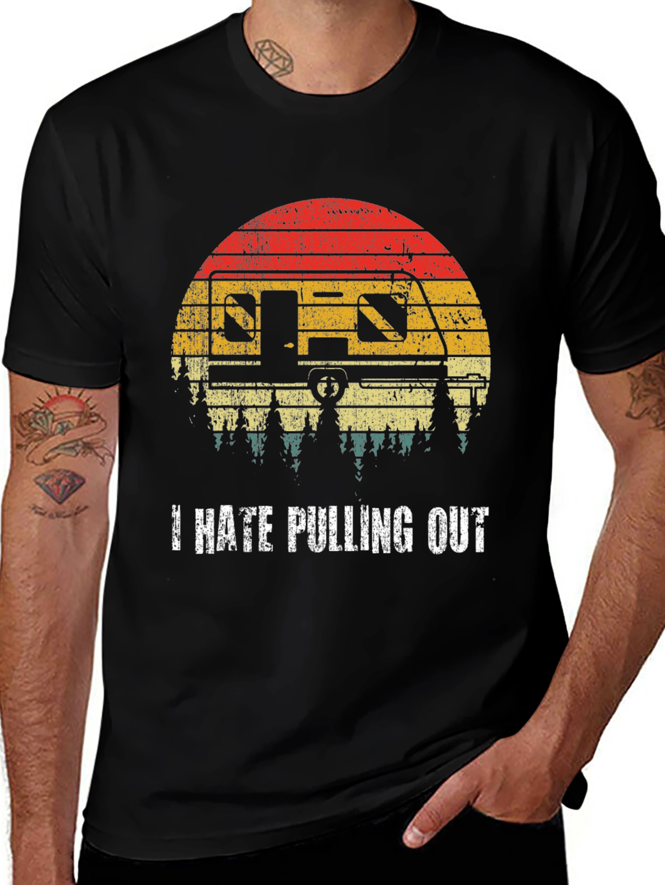 I Hate Pulling Out Funny Camping T-Shirt
