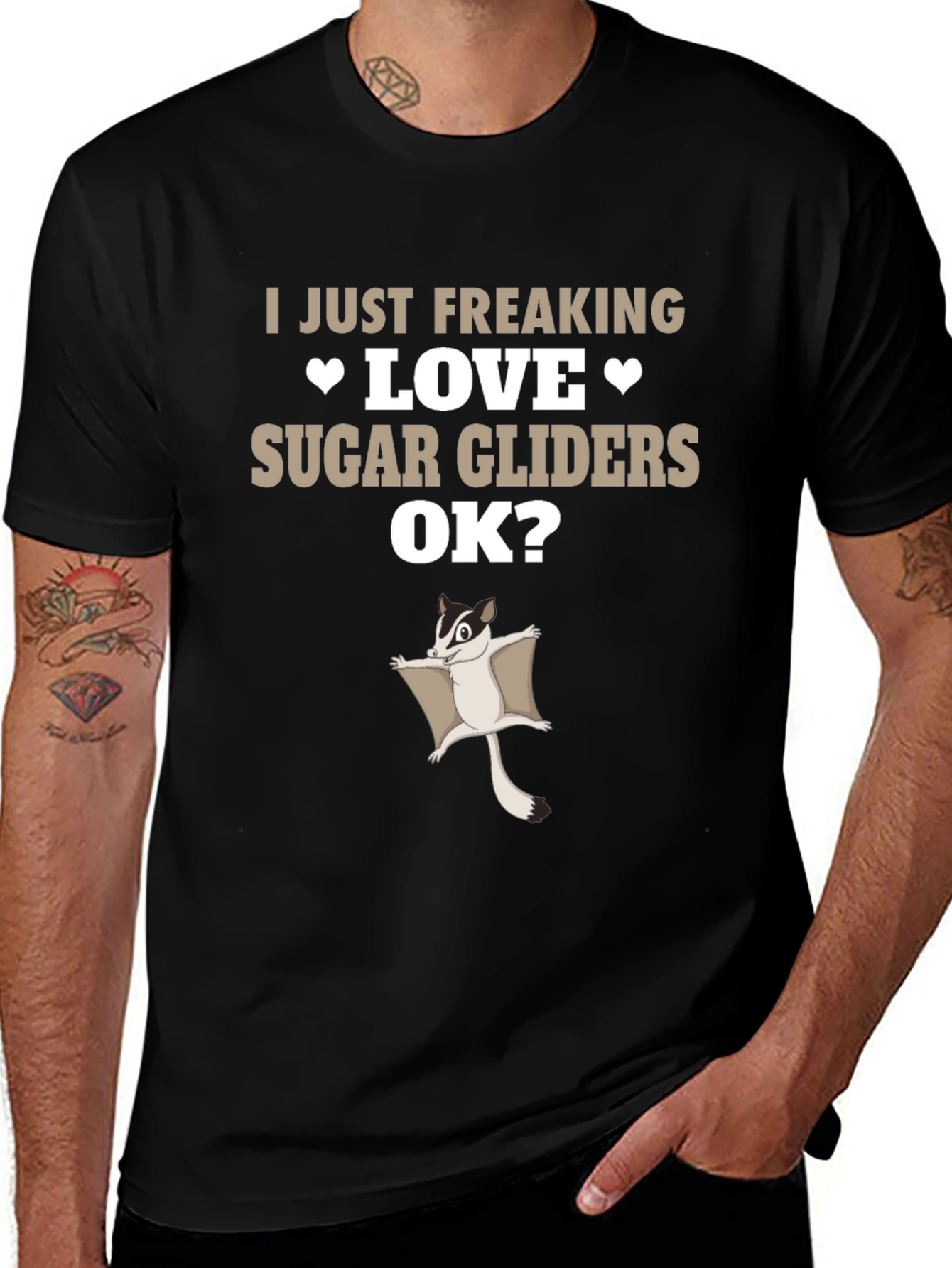 Sugar Glider Lover Graphic T-Shirt