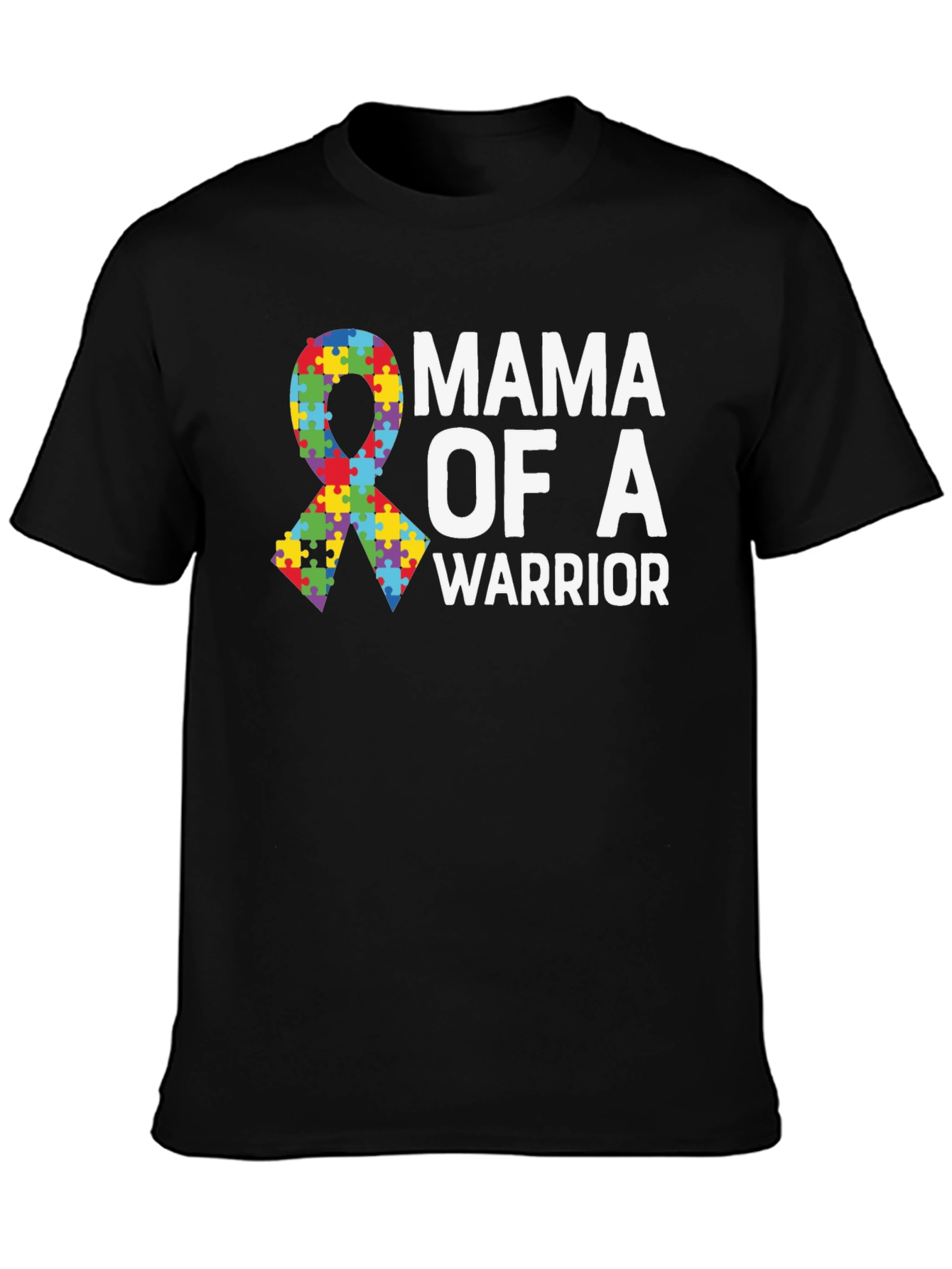 Mama of a Warrior Autism Awareness T-Shirt