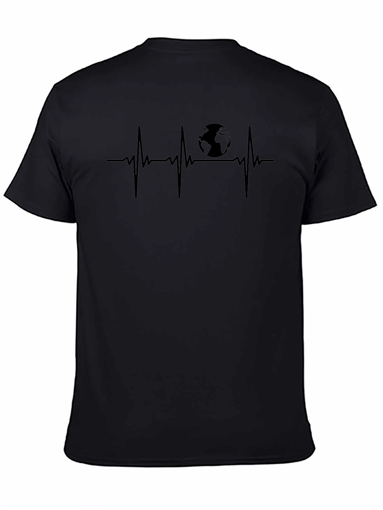 Earth Heartbeat Graphic Tee - Save the Planet Shirt