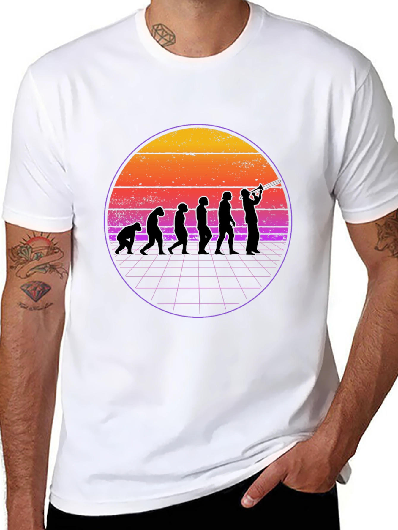 Evolution of Sax T-Shirt