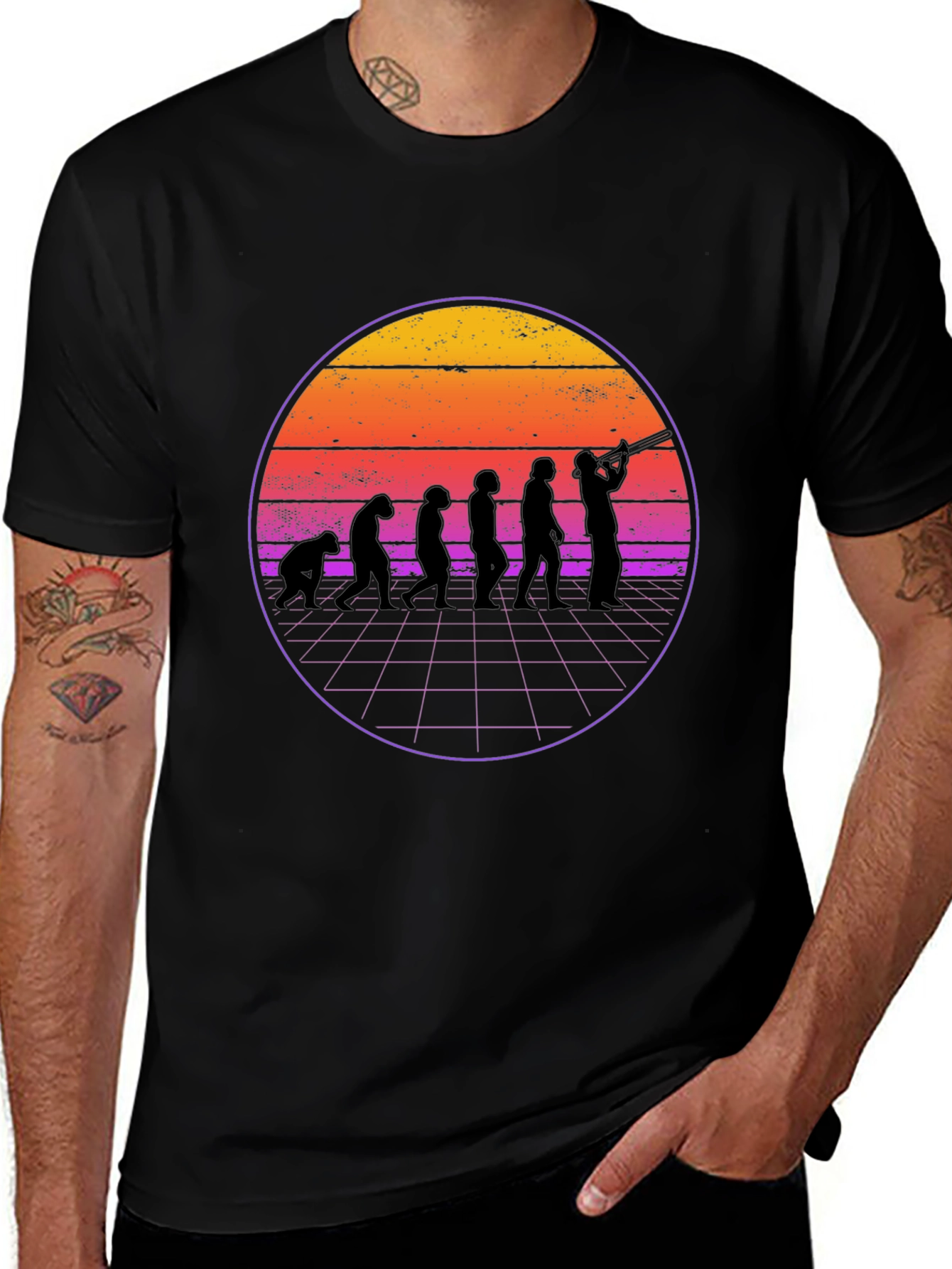 Evolution of Sax T-Shirt