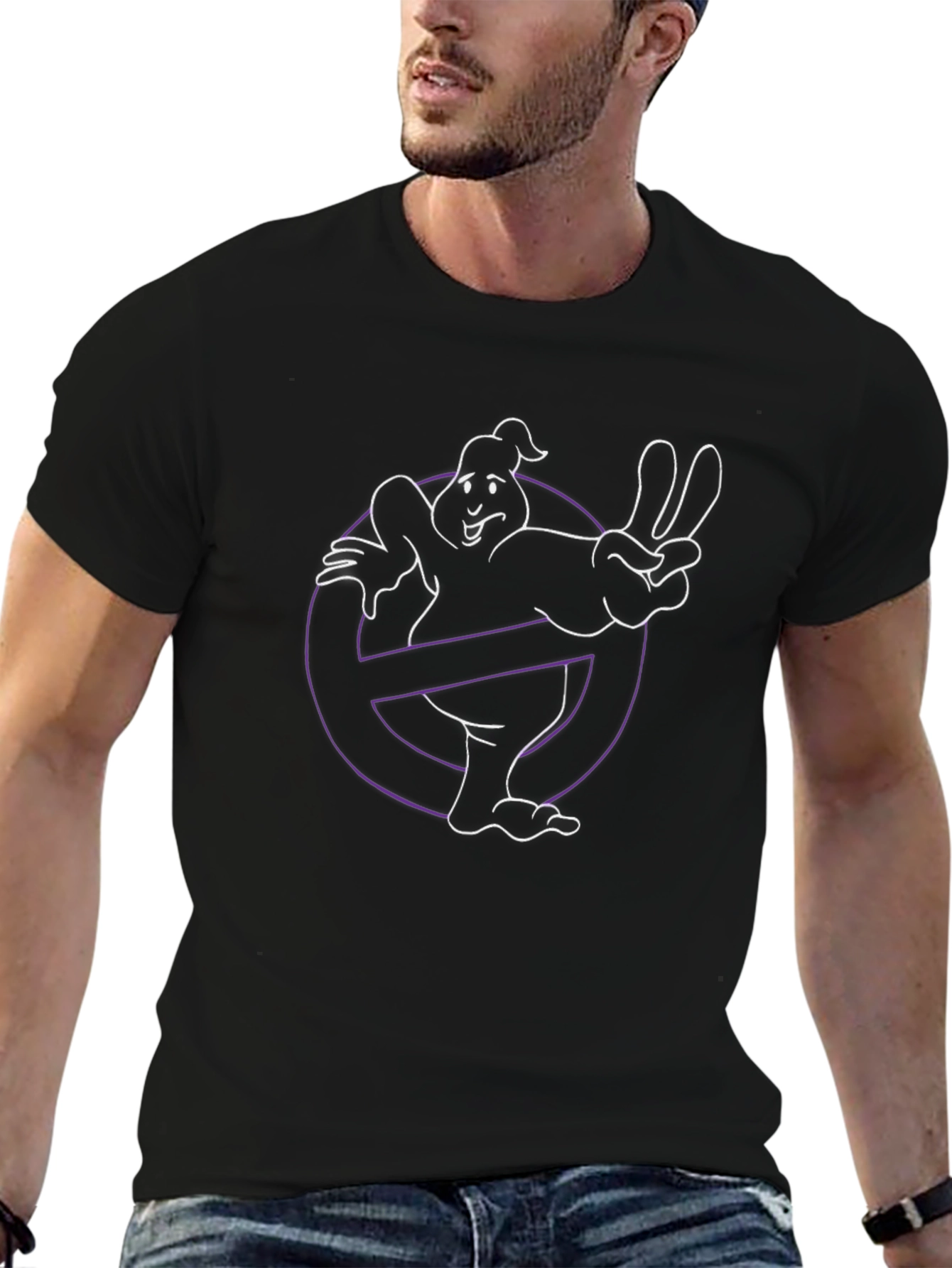 Ghostbusters Inspired Black T-Shirt