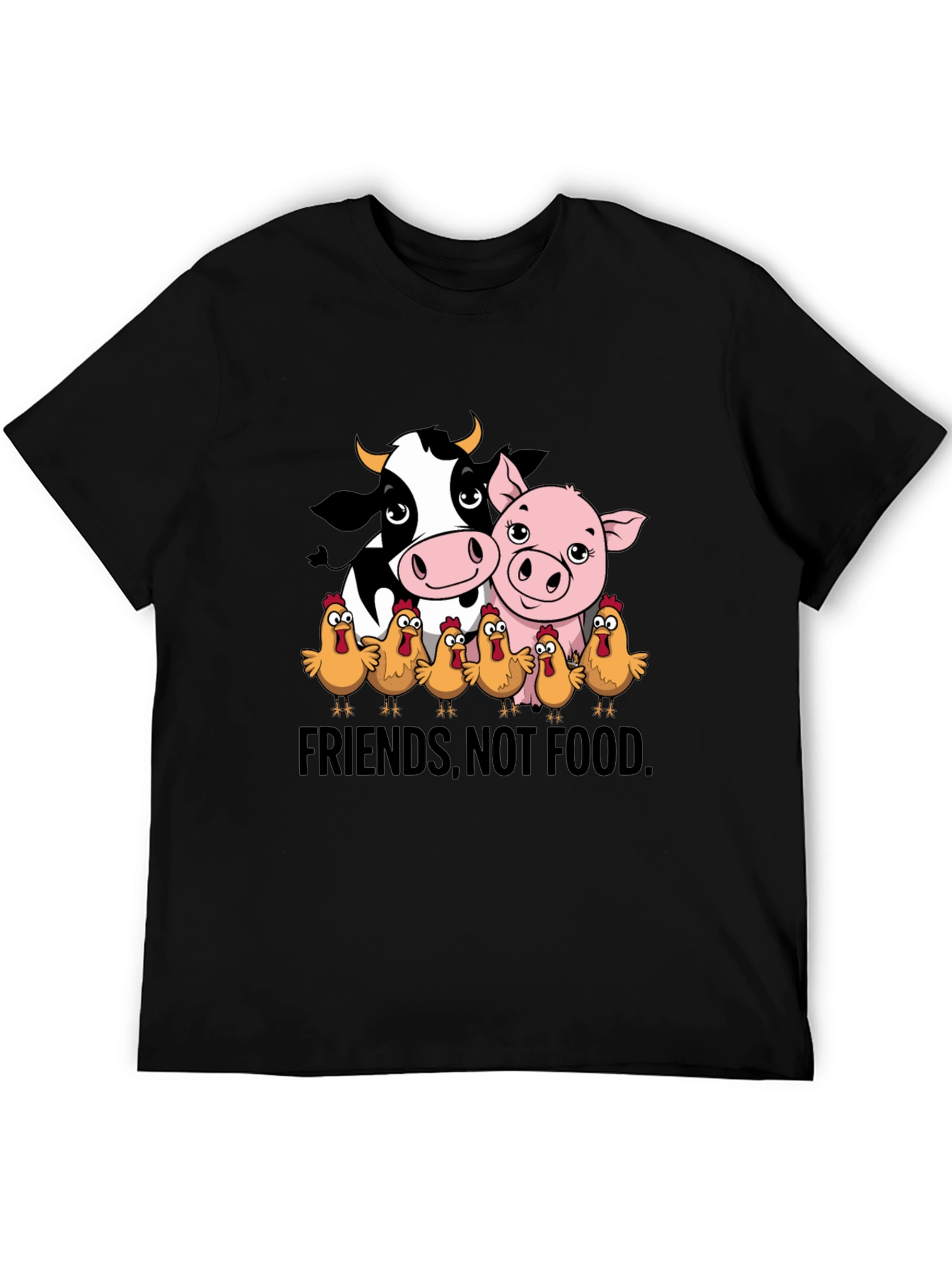 Vegan Friends Not Food Graphic Tee