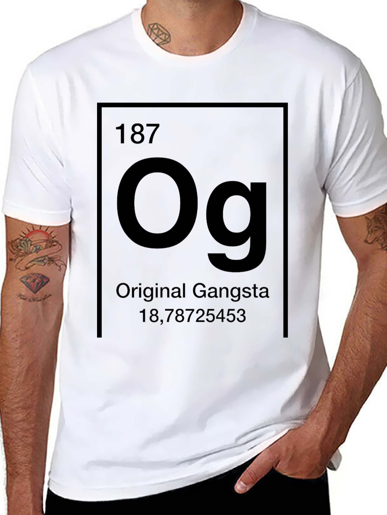 Original Gangsta OG Element Black T-Shirt