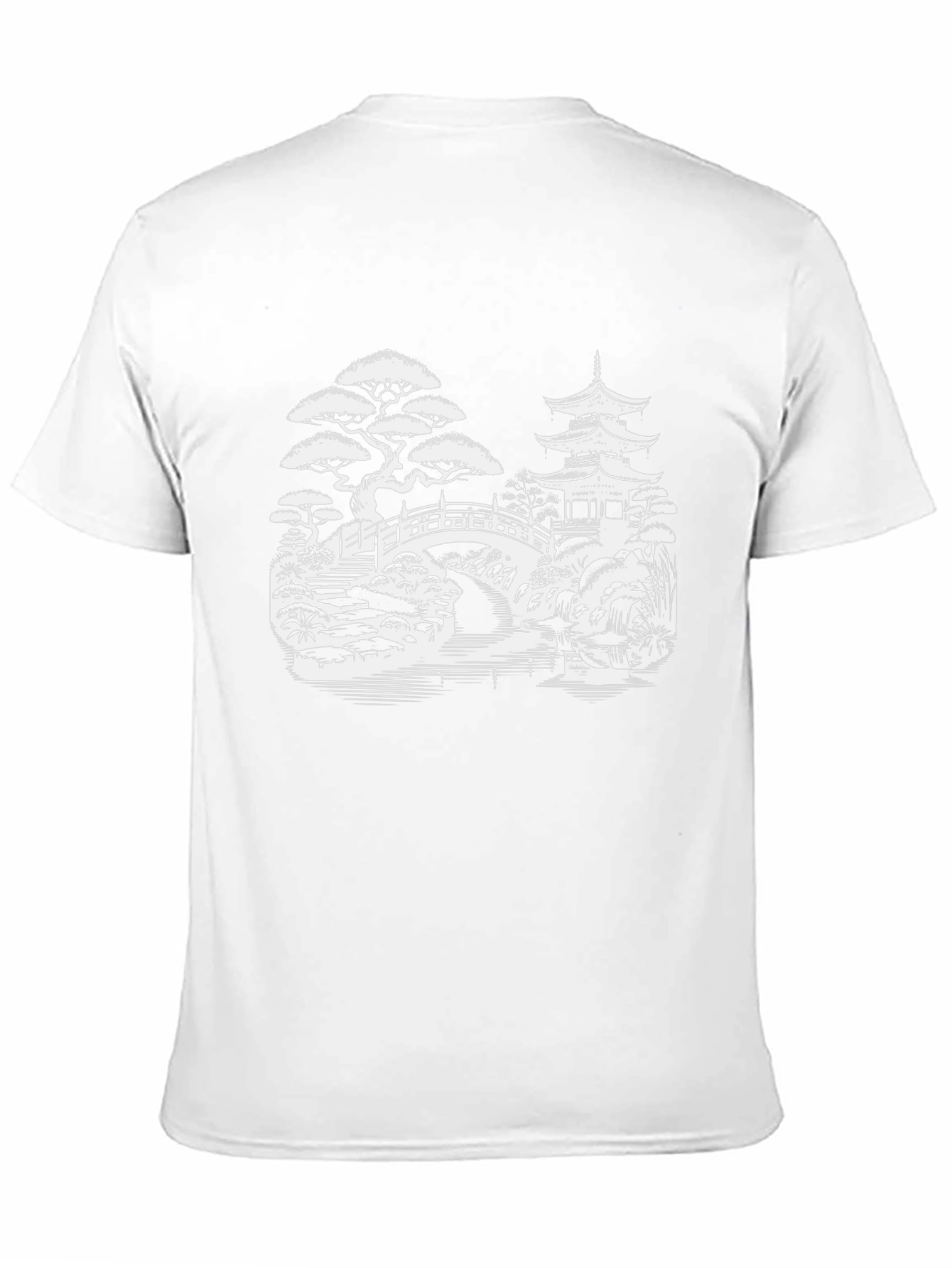 Zen Garden Graphic T-Shirt - Black