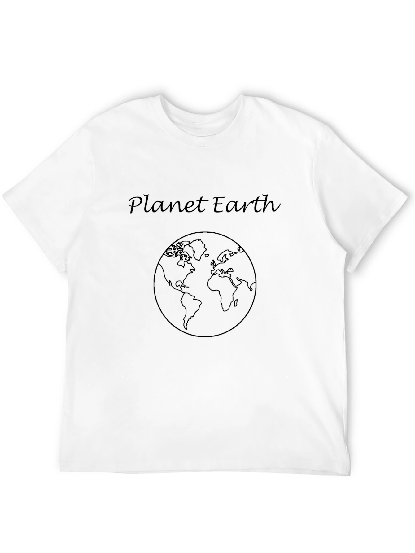 Planet Earth Graphic Print T-Shirt