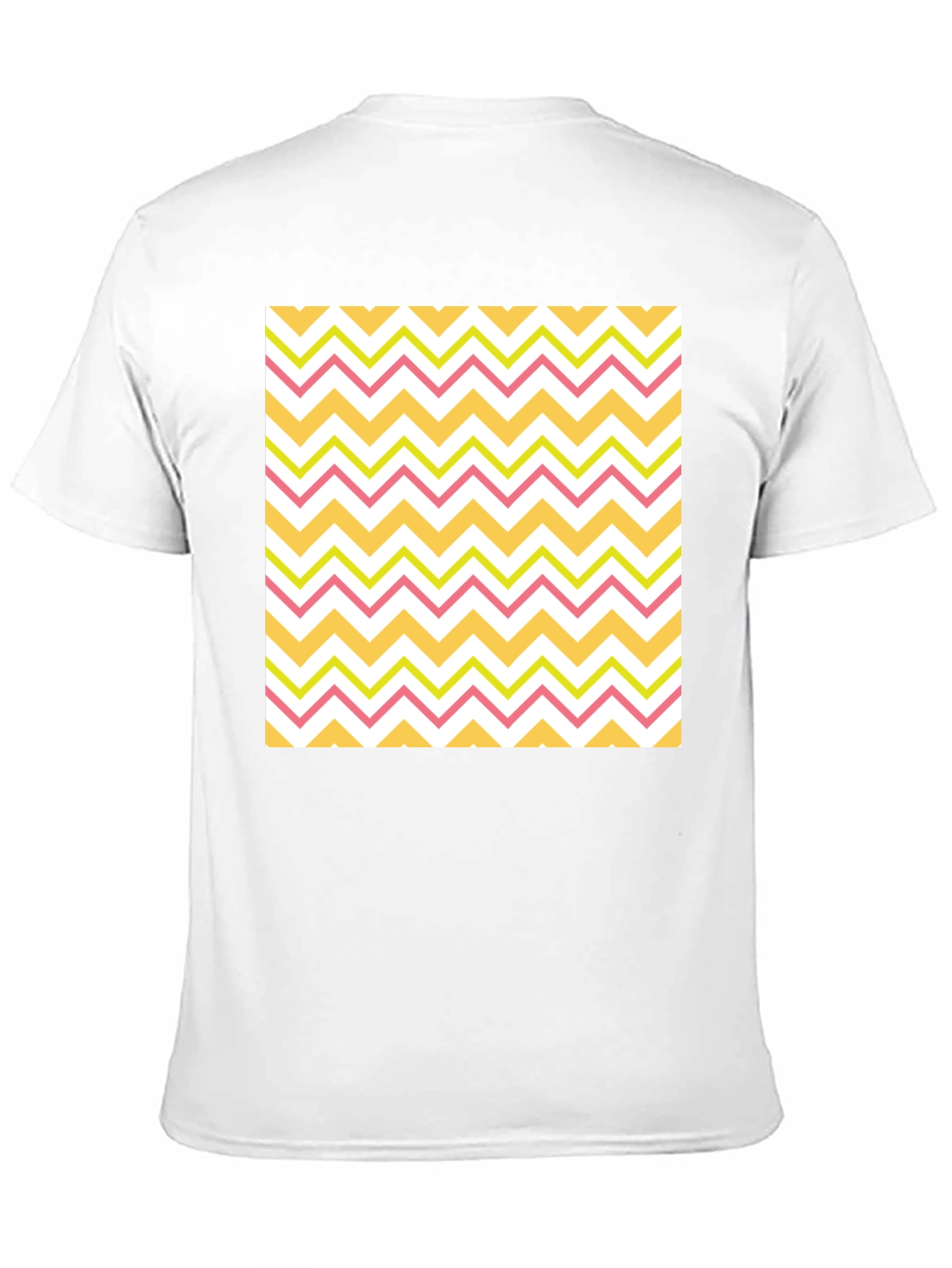 Zigzag Pattern T-Shirt - Casual Style