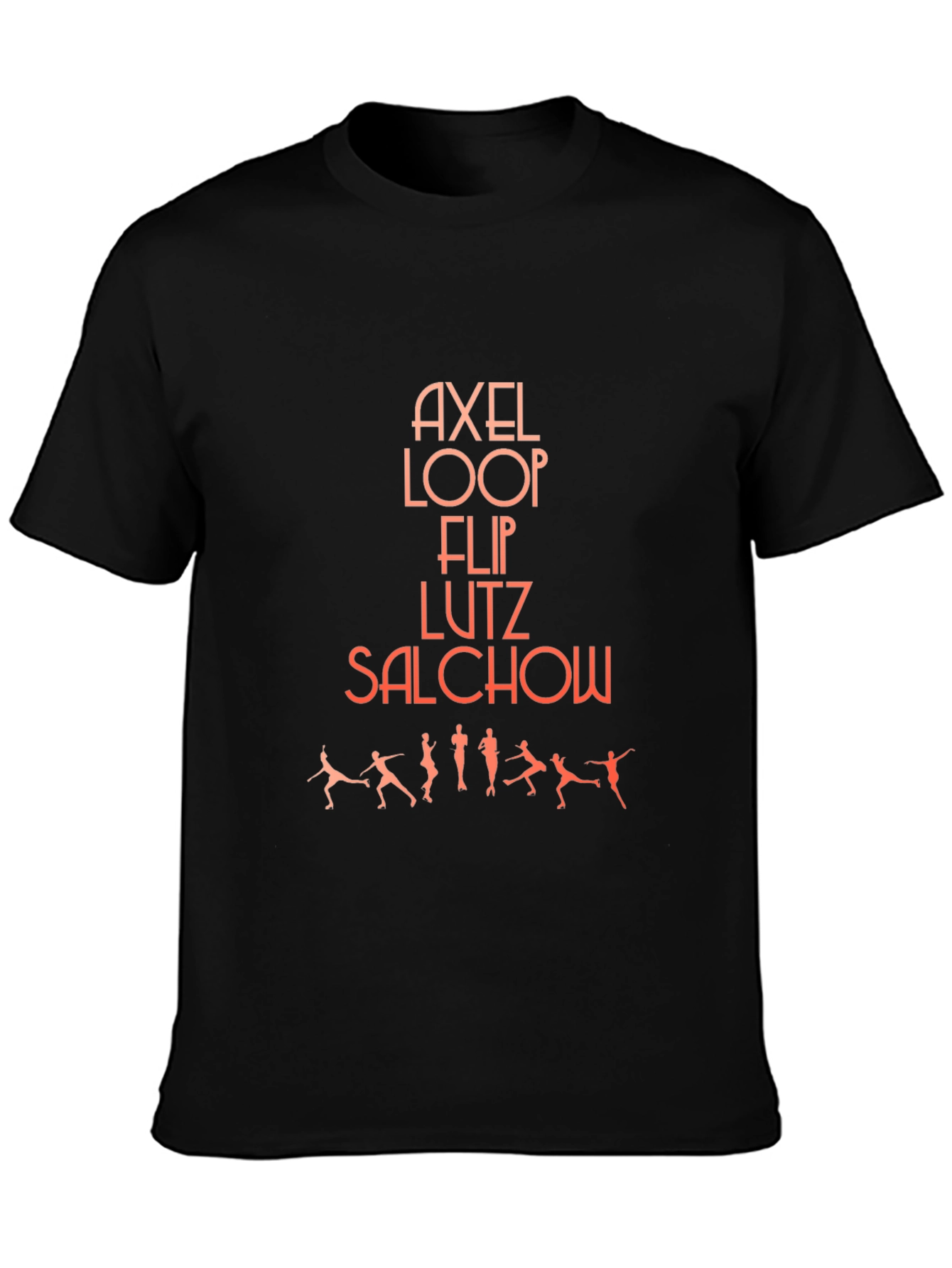Figure Skating Jumps T-Shirt - Axel Loop Flip