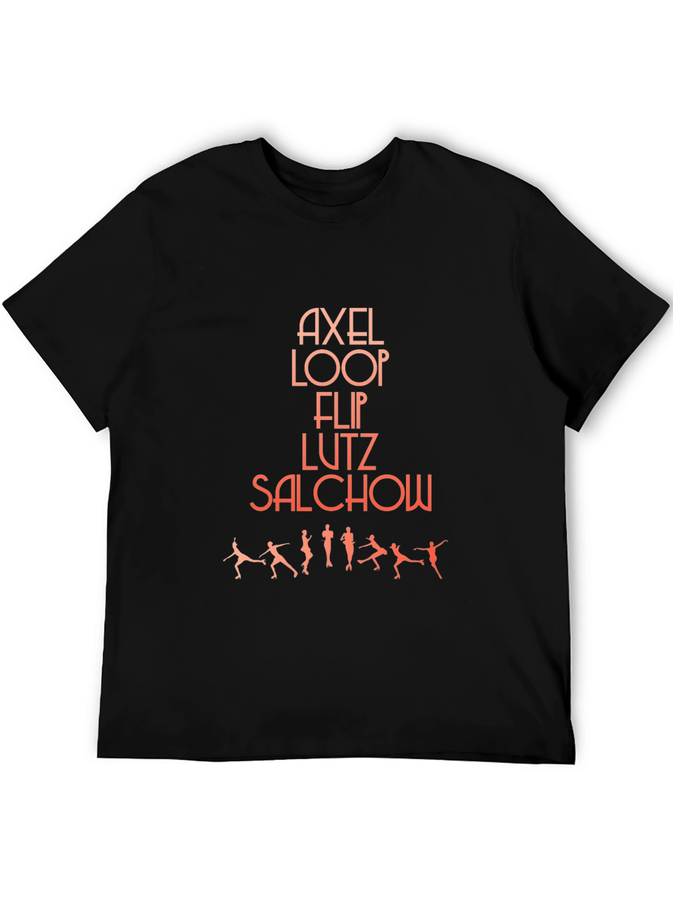 Figure Skating Jumps T-Shirt - Axel Loop Flip