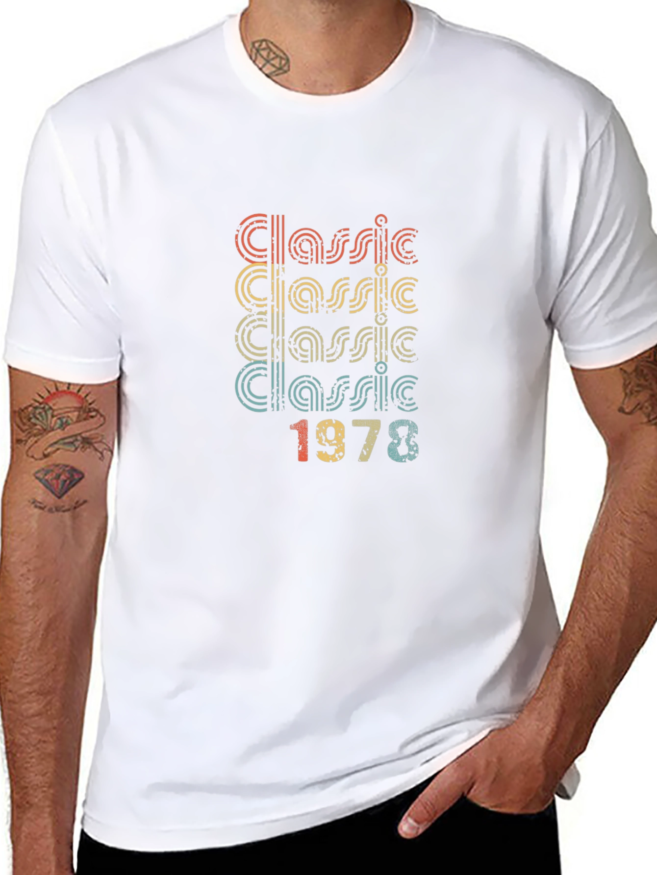 Classic 1978 Birthday T-Shirt Retro Style