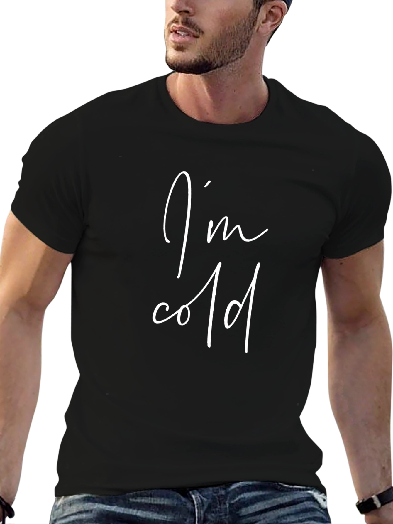 Im Cold Graphic Tee - Trendy Unisex T-Shirt