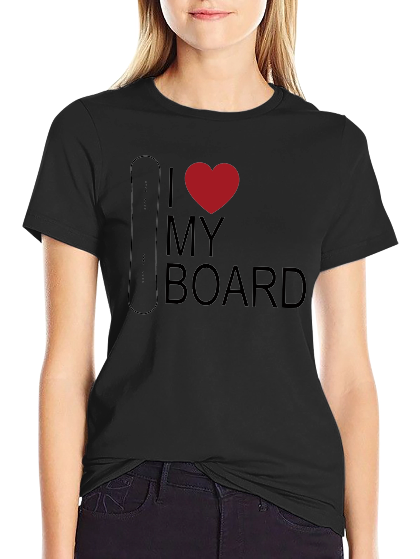 I Love My Board - Snowboarding T-Shirt