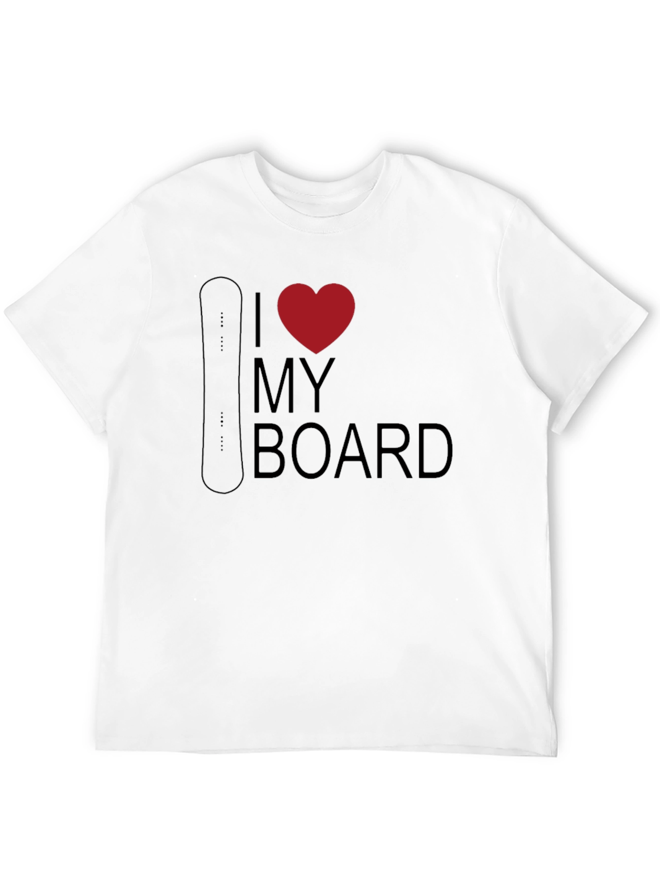 I Love My Board - Snowboarding T-Shirt