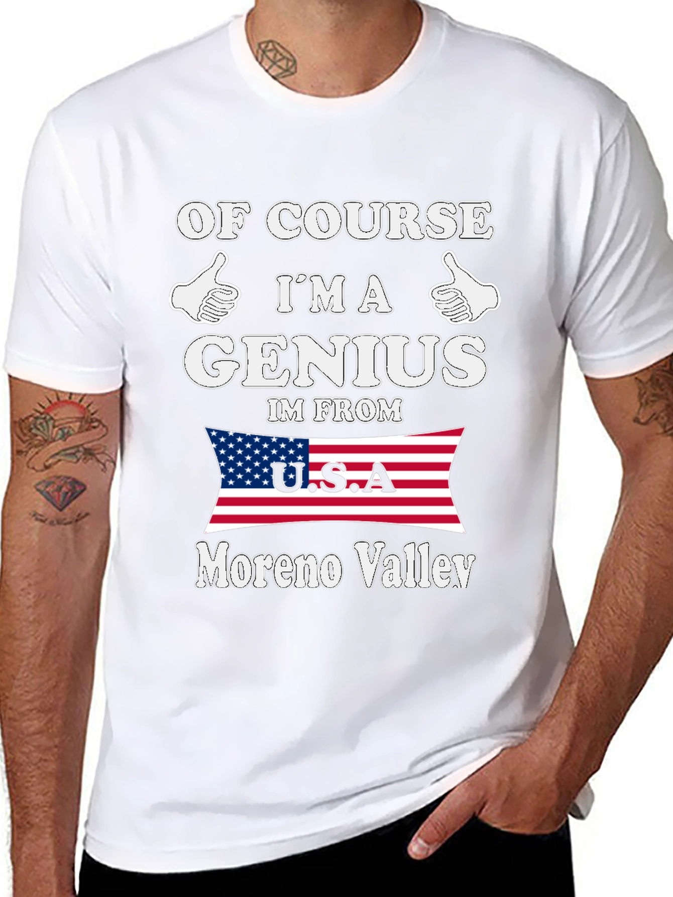 Of Course Im A Genius Moreno Valley T-Shirt