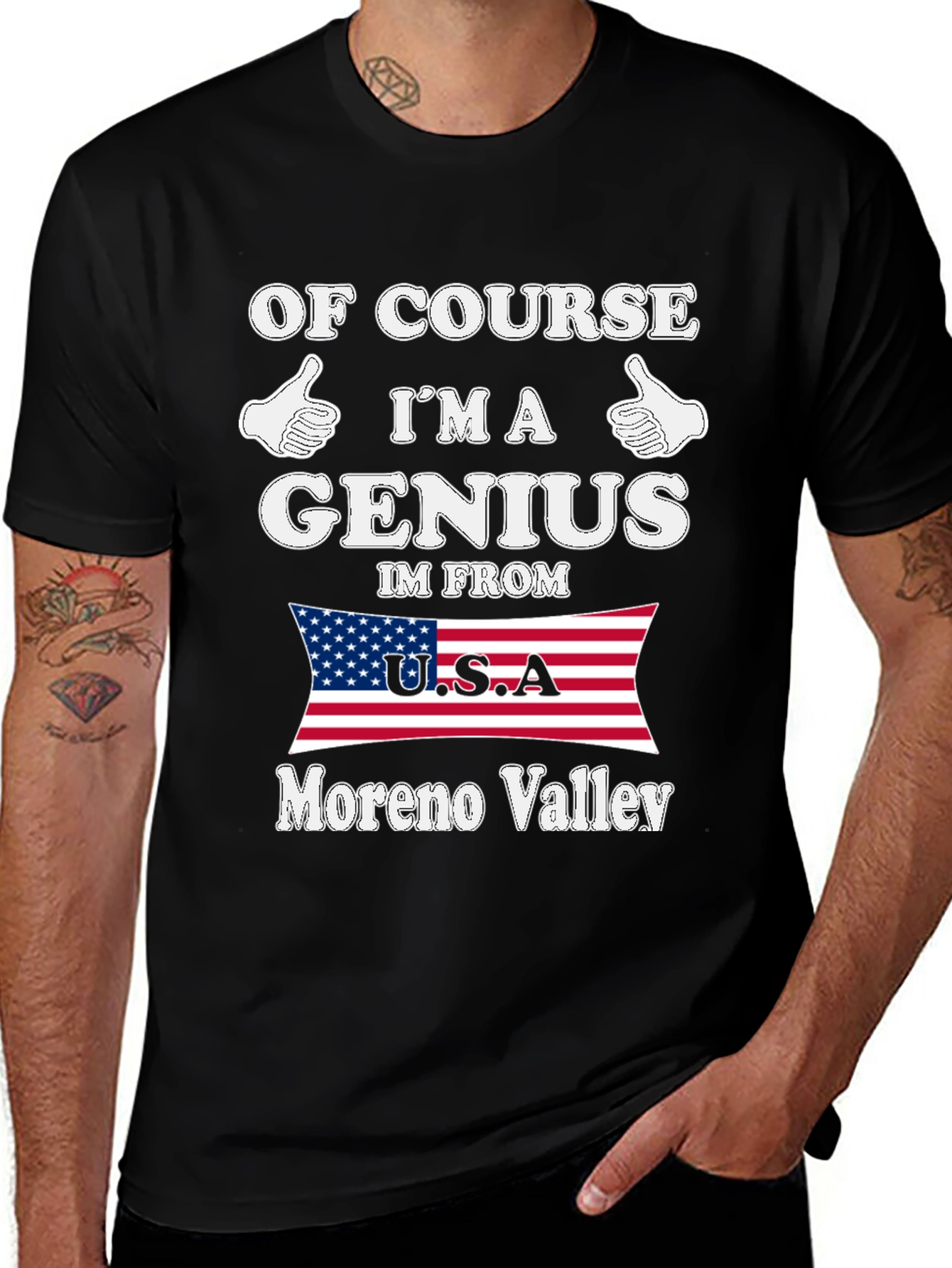 Of Course Im A Genius Moreno Valley T-Shirt
