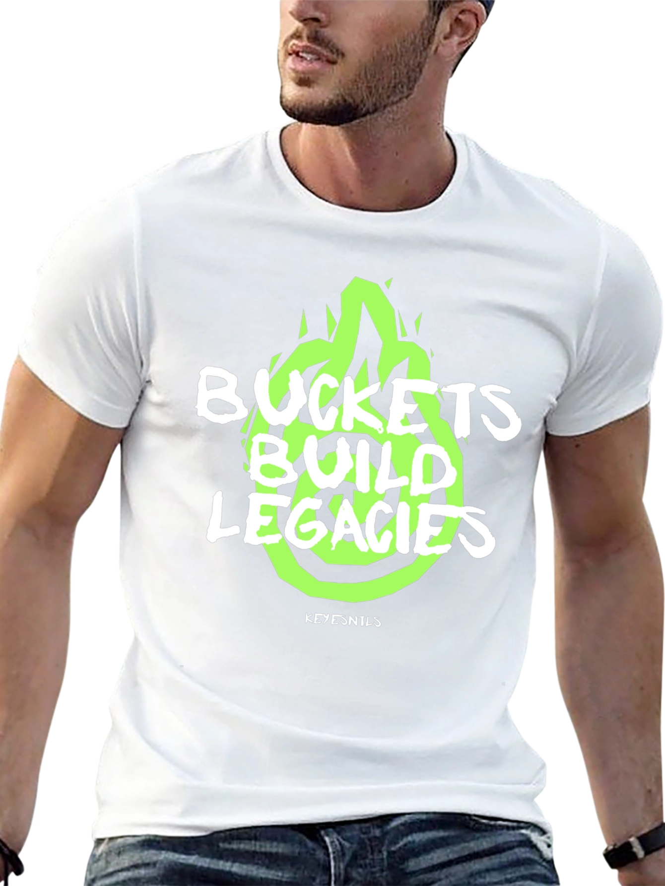 Buckets Build Legacies Graphic Tee - Black