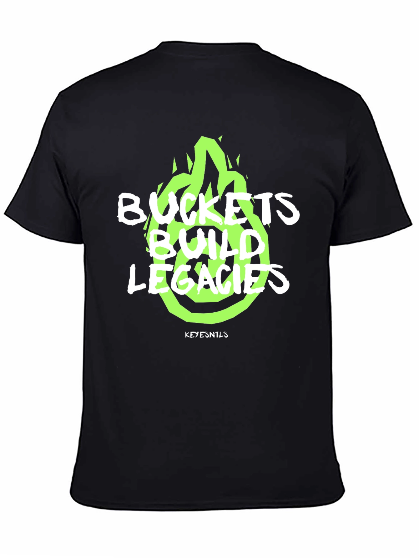 Buckets Build Legacies Graphic Tee - Black