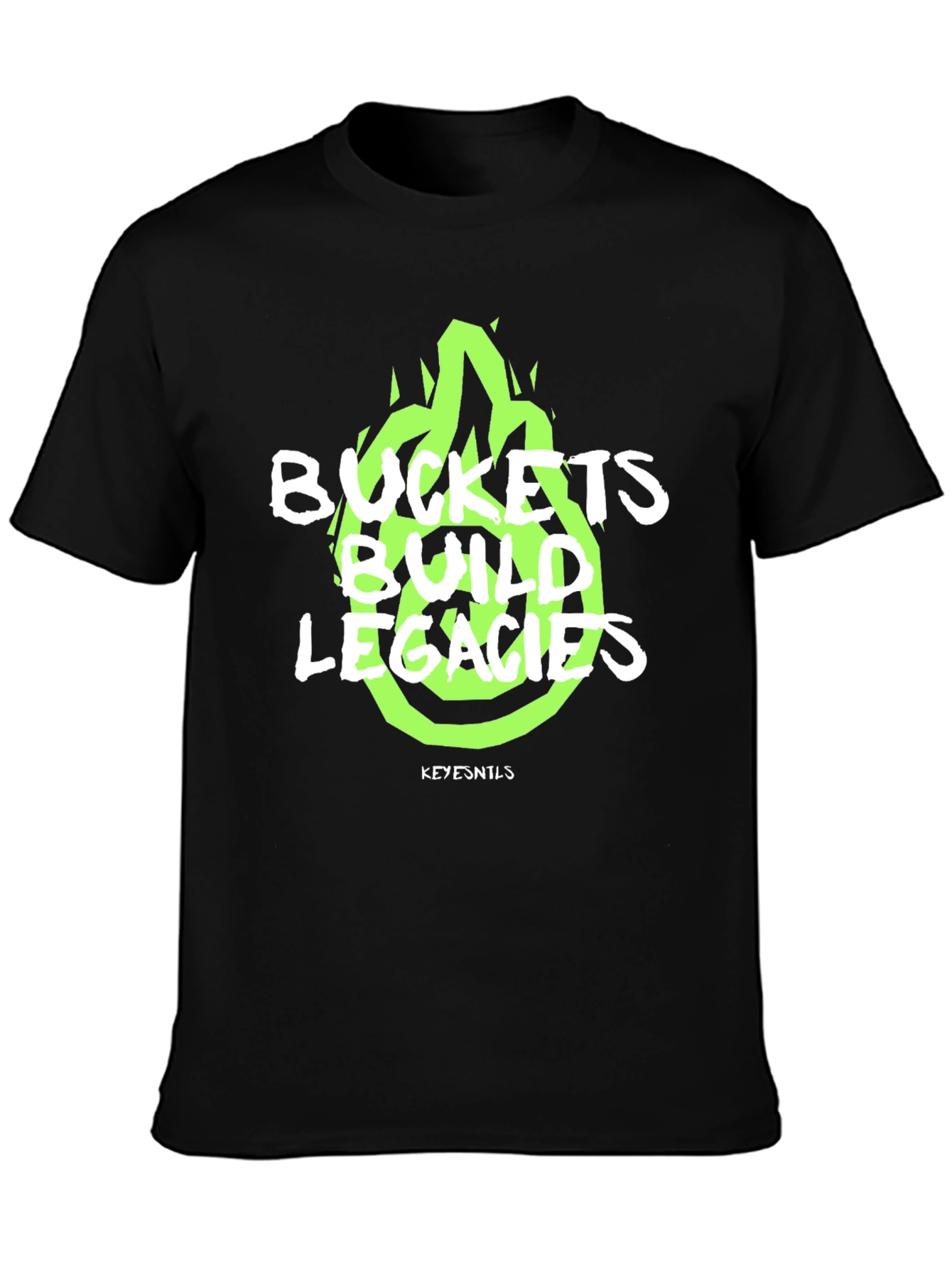Buckets Build Legacies Graphic Tee - Black