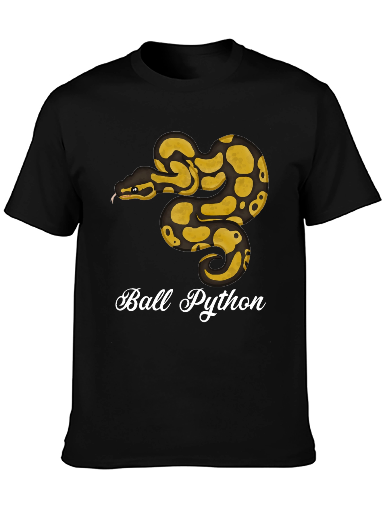 Ball Python Graphic T-Shirt - Reptile Lover Tee