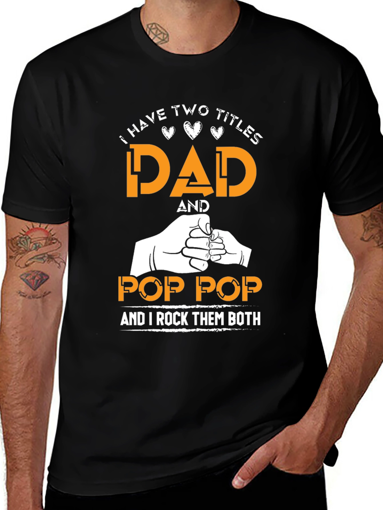 Dad and Pop-Pop T-Shirt: I Rock Them Both!