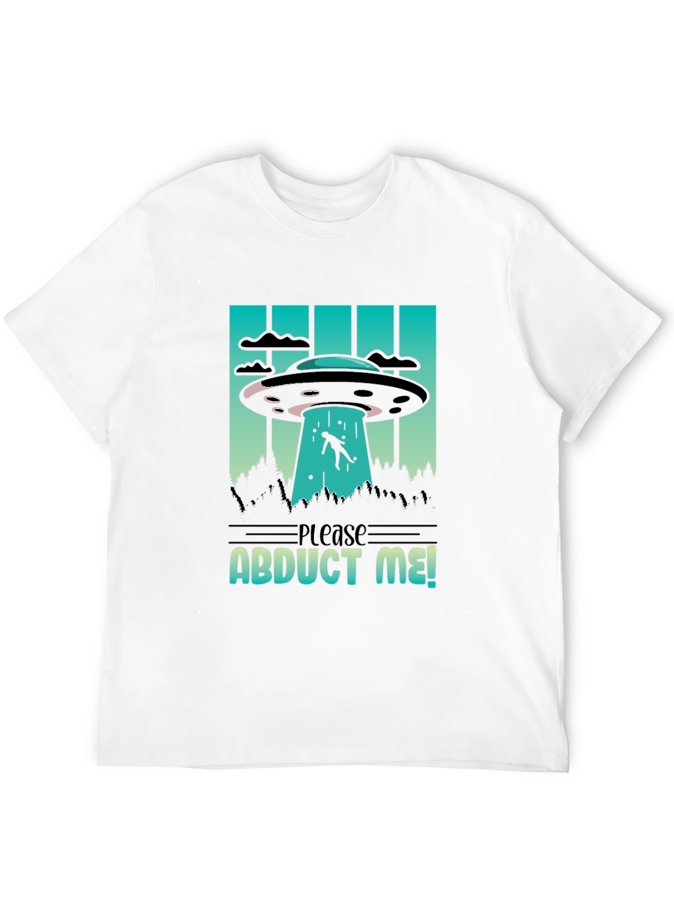 Please Abduct Me! UFO Graphic Tee