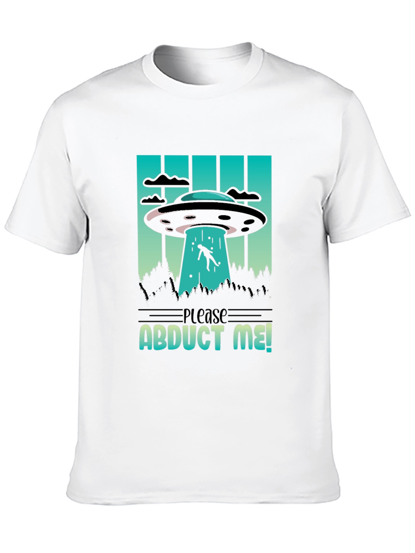 Please Abduct Me! UFO Graphic Tee